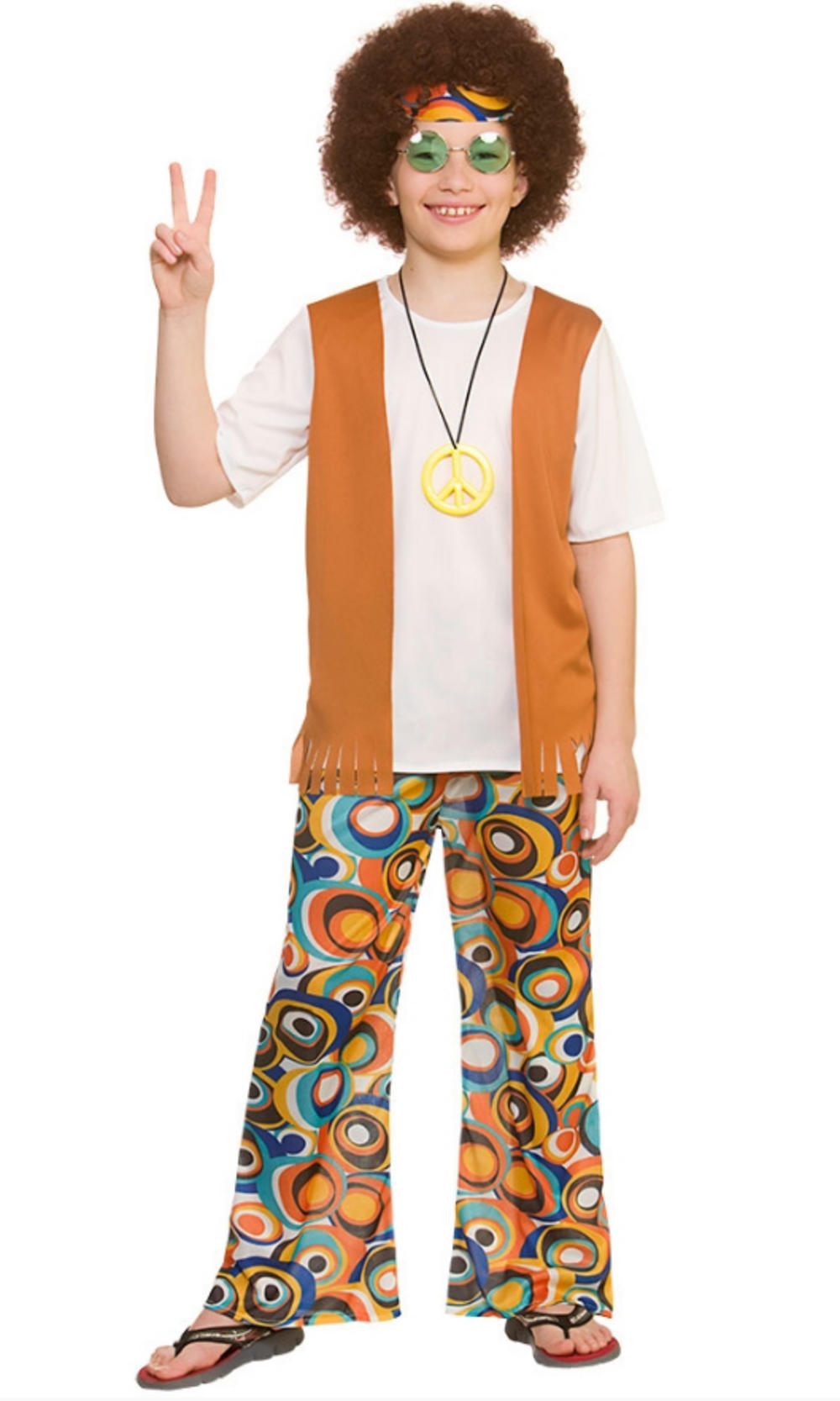 Cool Hippie Boys Costume TV, Book and Film Costumes Mega Fancy Dress