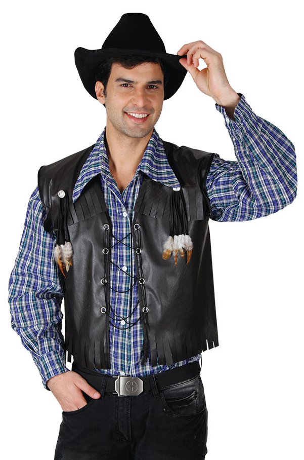 Deluxe Cowboy Mens Waistcoat 