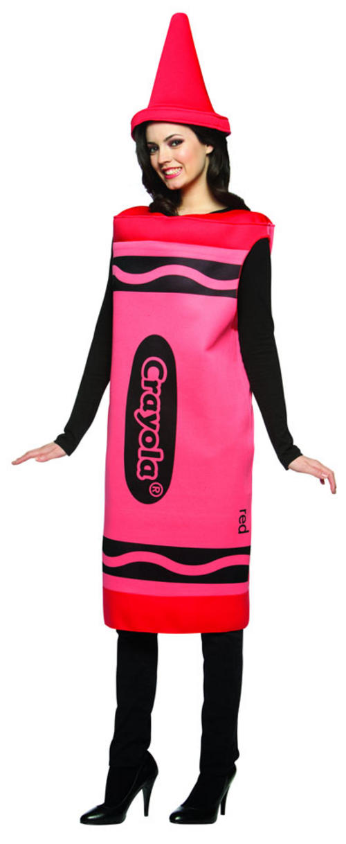 Red Crayola Crayon Fancy Dress All Ladies Costumes Mega Fancy Dress
