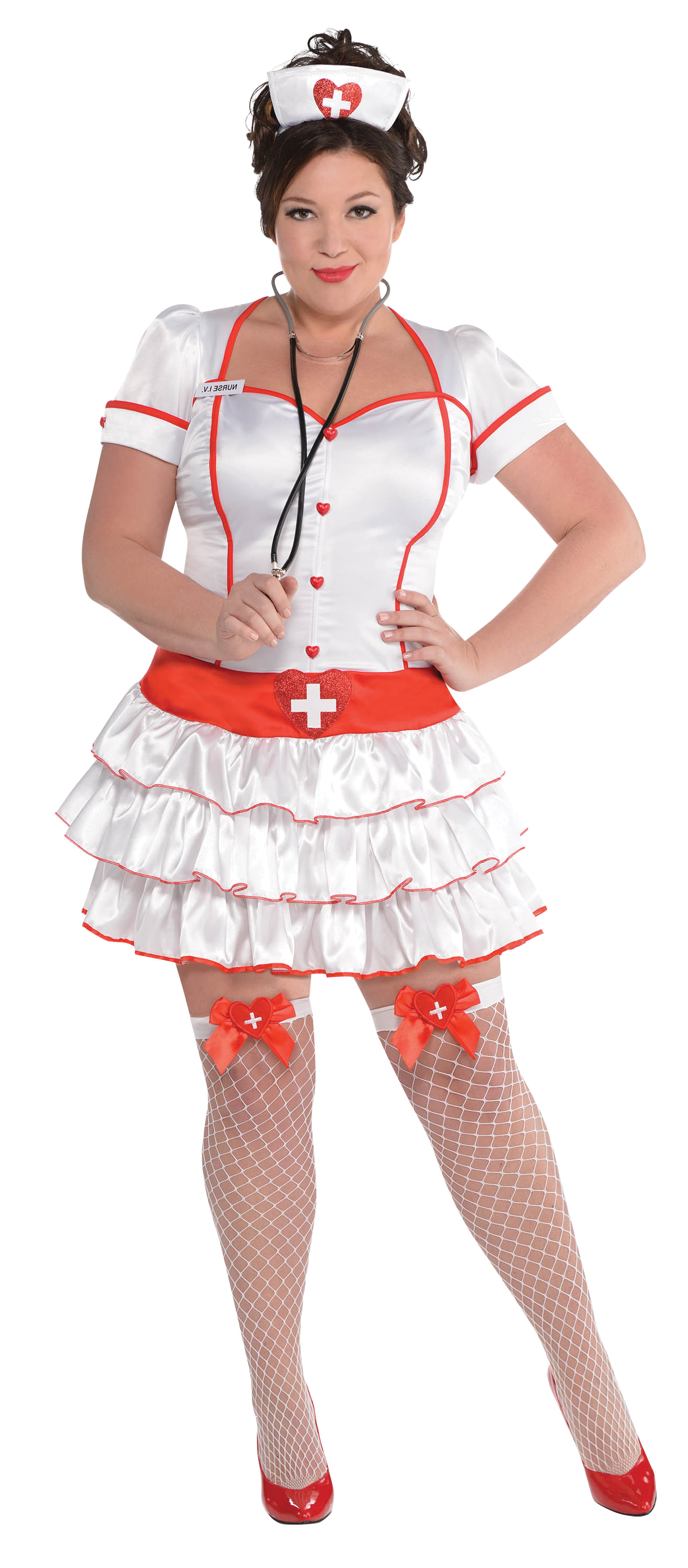 Sexy Curvy Ladies XL Nurse Costume. 