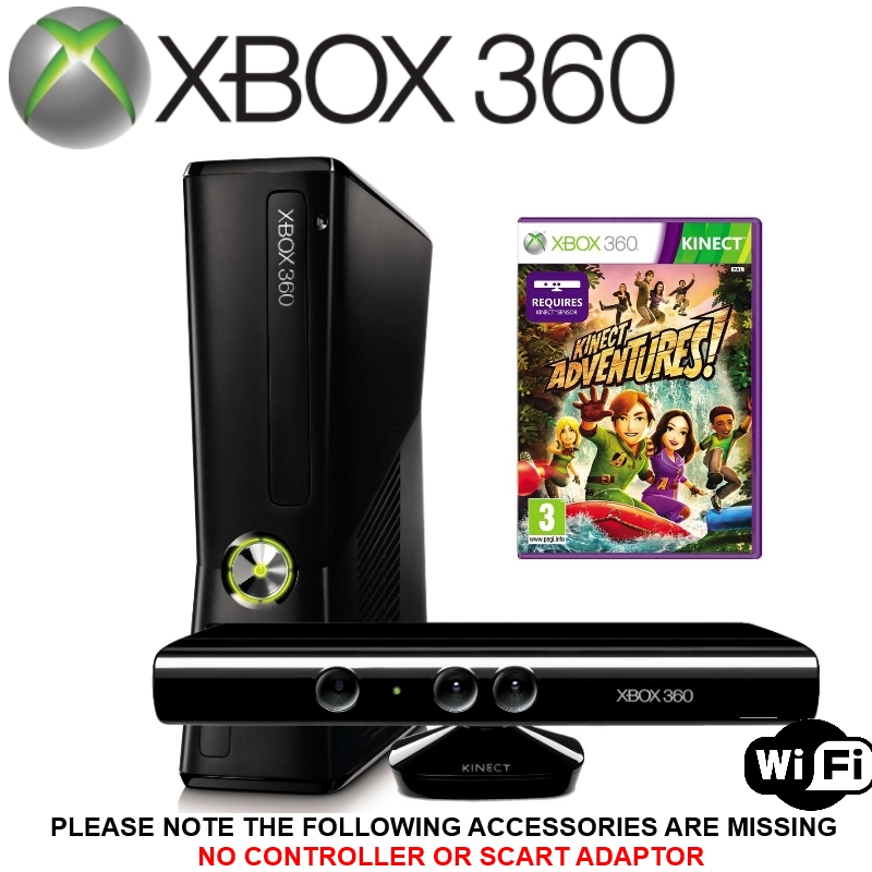 MICROSOFT XBOX 360 250GB & KINECT BUNDLE - MATT BLACK - MISSING ...