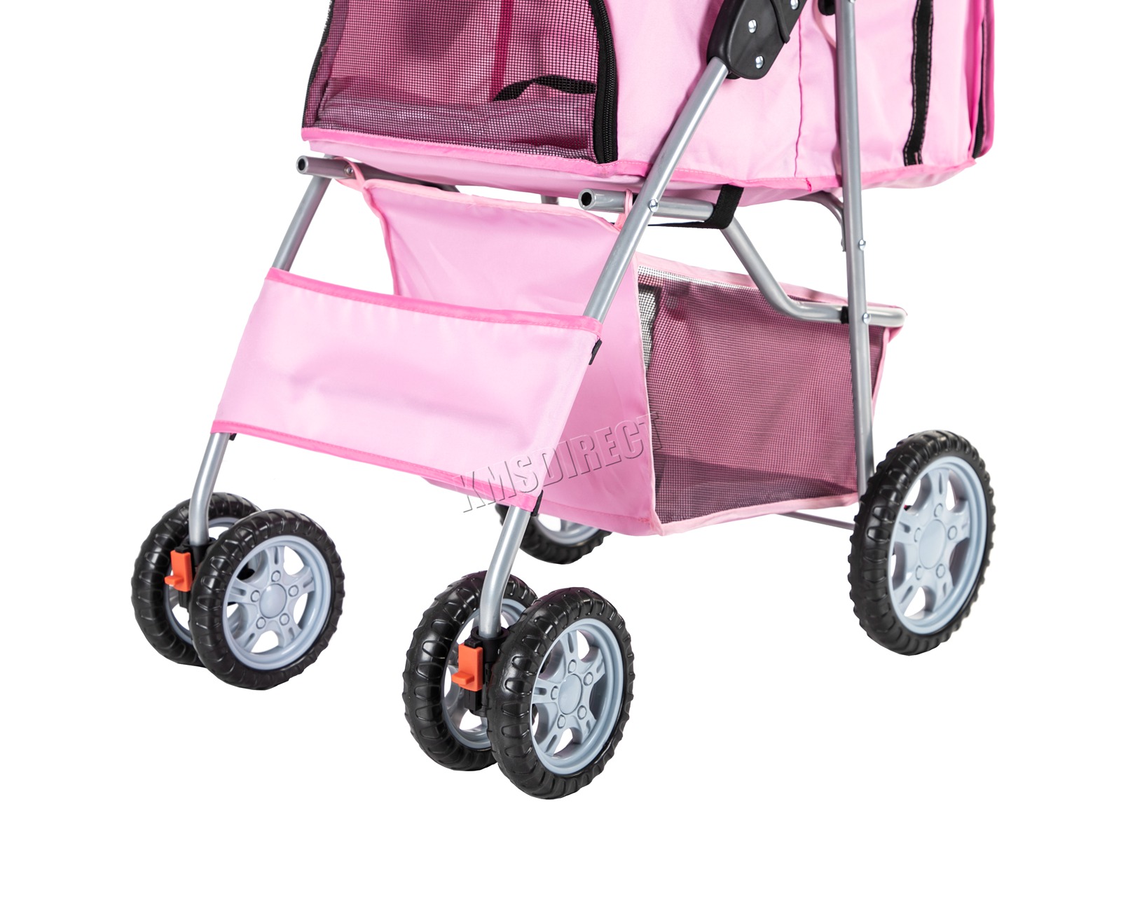 Pet Stroller Dog Puppy Cat Pram Travel Buggy Pushchair for Animals