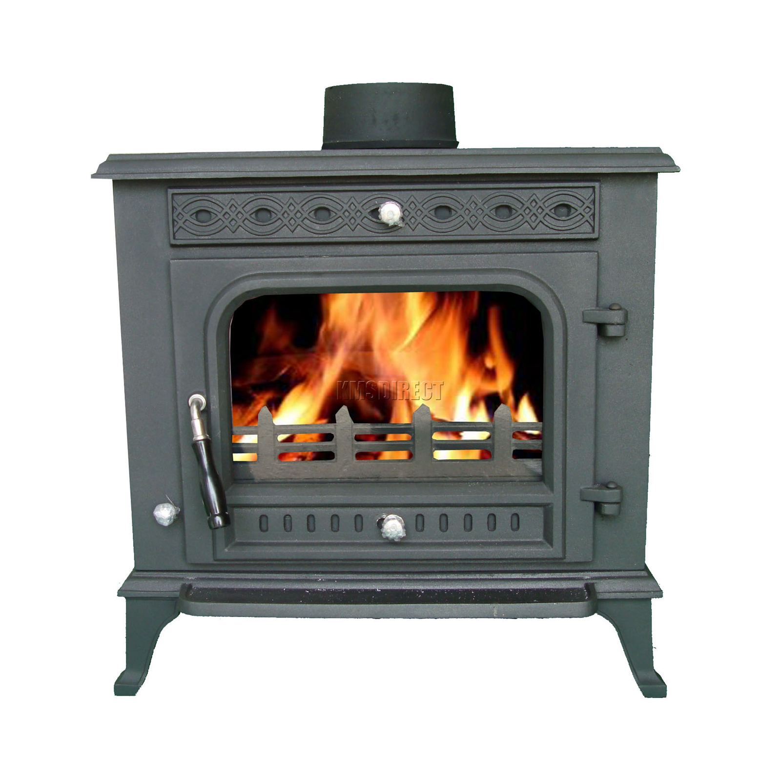 13KW JA031 High Efficient Cast Iron Log Burner Multifuel Woodburning Stove New eBay