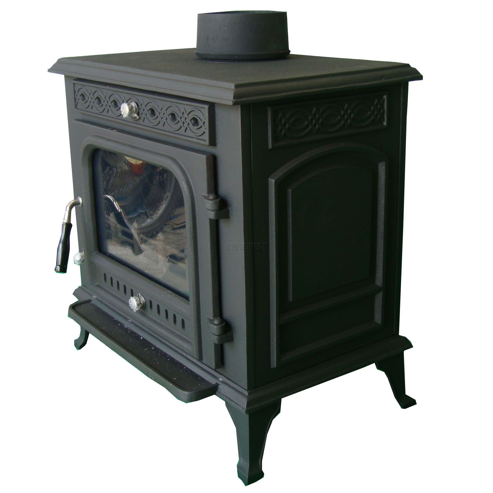 13KW JA031 High Efficient Cast Iron Log Burner Multifuel Woodburning