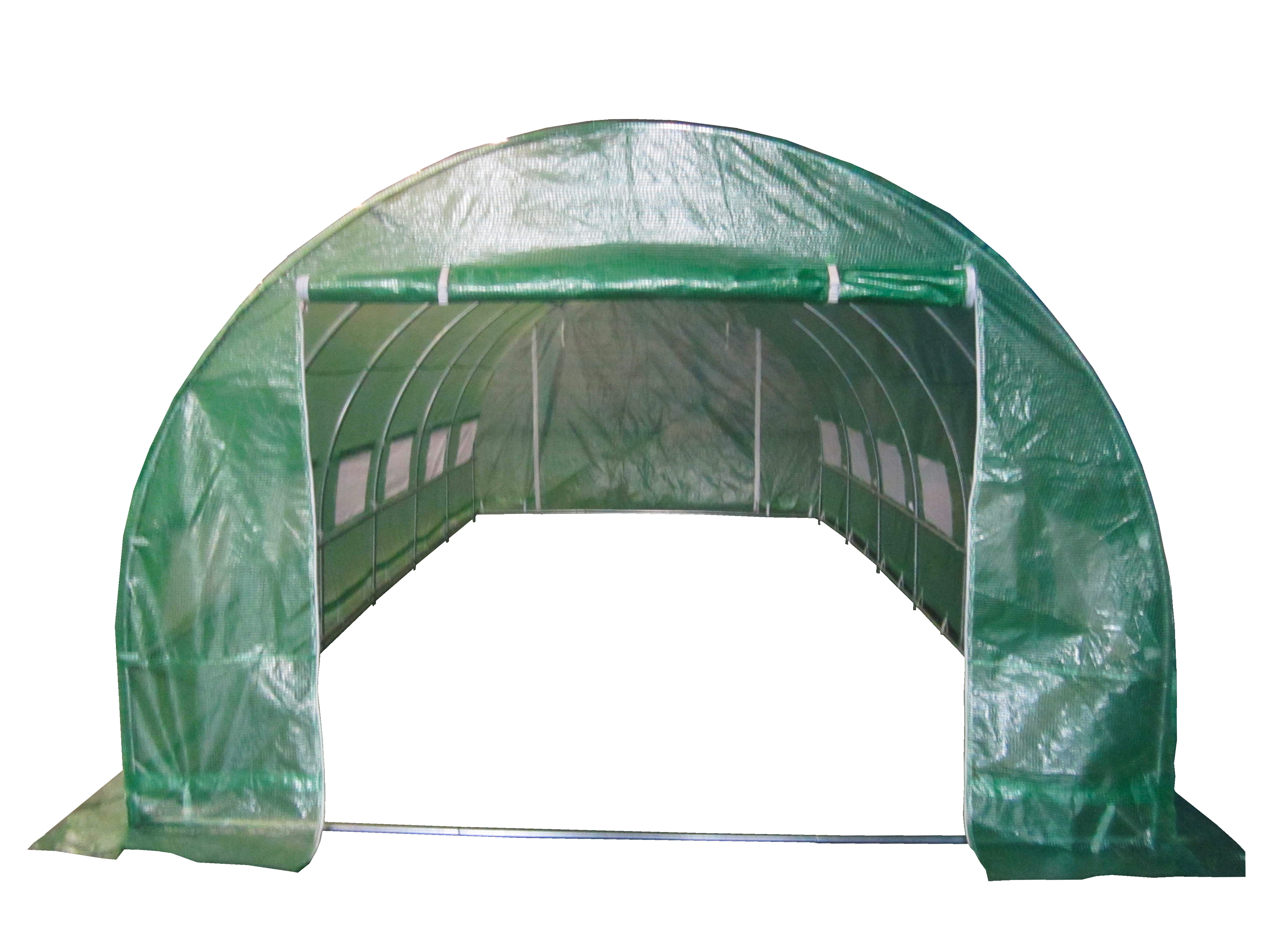 Polytunnel 6m x 3m Quality 6 Section Greenhouse Galvanised Frame