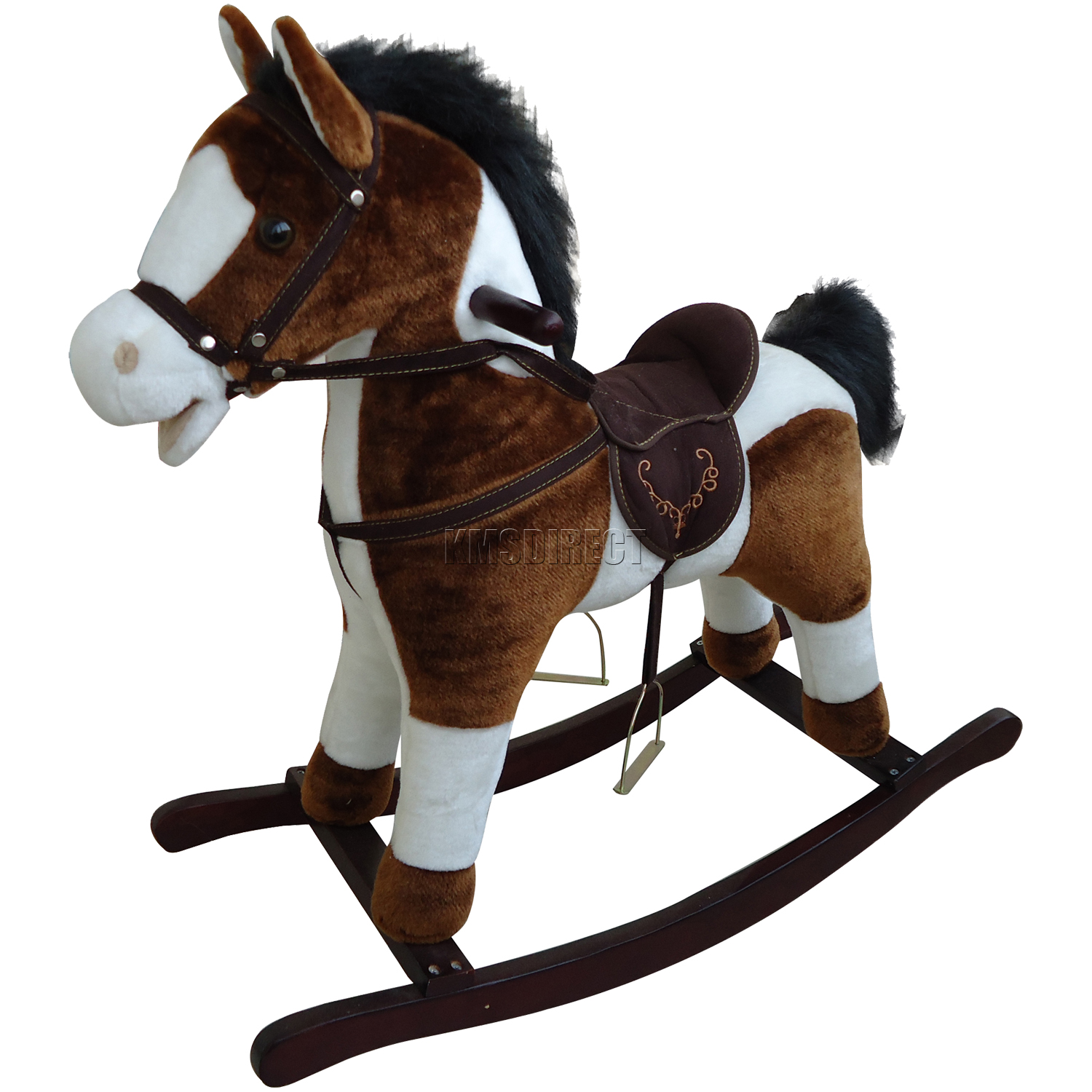 New Children Rocking Horse With Sound Great Traditional Toy Small