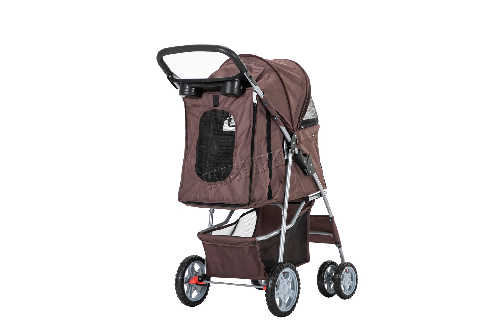 Pet Stroller Dog Puppy Cat Pram Travel Buggy Pushchair for Animals