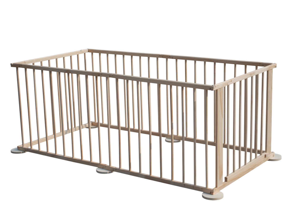 WestWood 6 Side Baby Child Wooden Foldable Playpen Play Pen Room Heavy