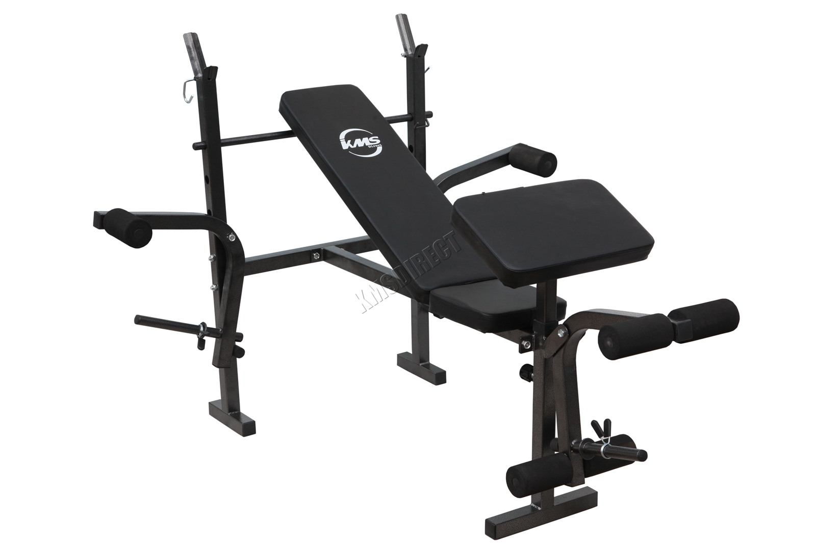 FIT4YOU Adjustable Weight Bench Press Rack Multi Gym Abs Home Fitness