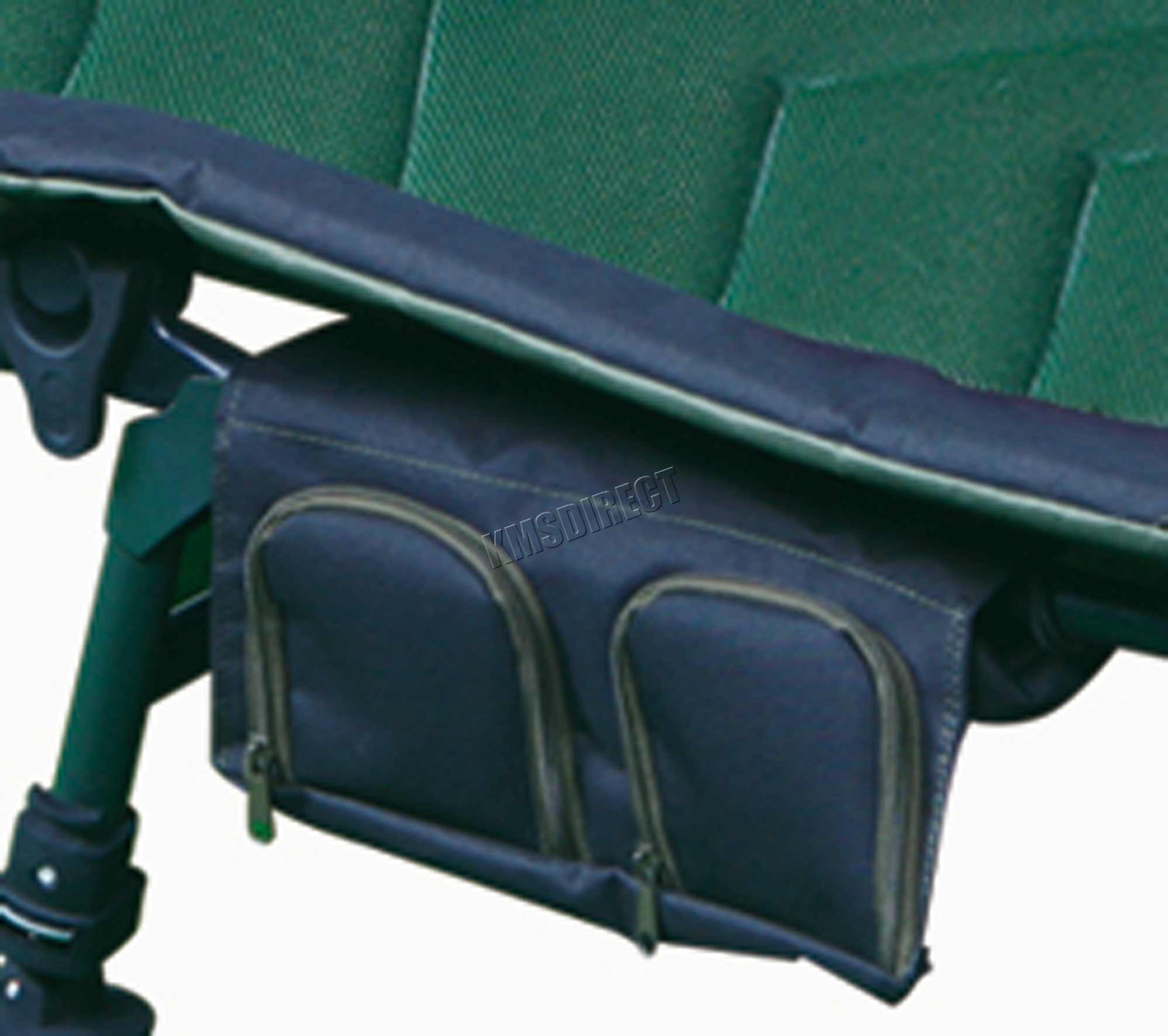 Fishing Camping Bed Chair Bedchair 6 Adjustable Legs Tool Bag Pillow