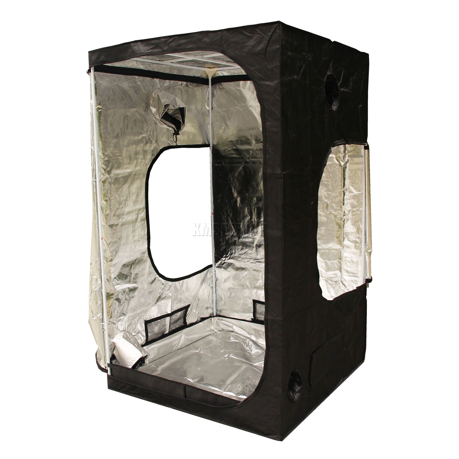 BIRCHTREE Indoor Portable Grow Tent Box Silver Mylar Hydroponics Bud