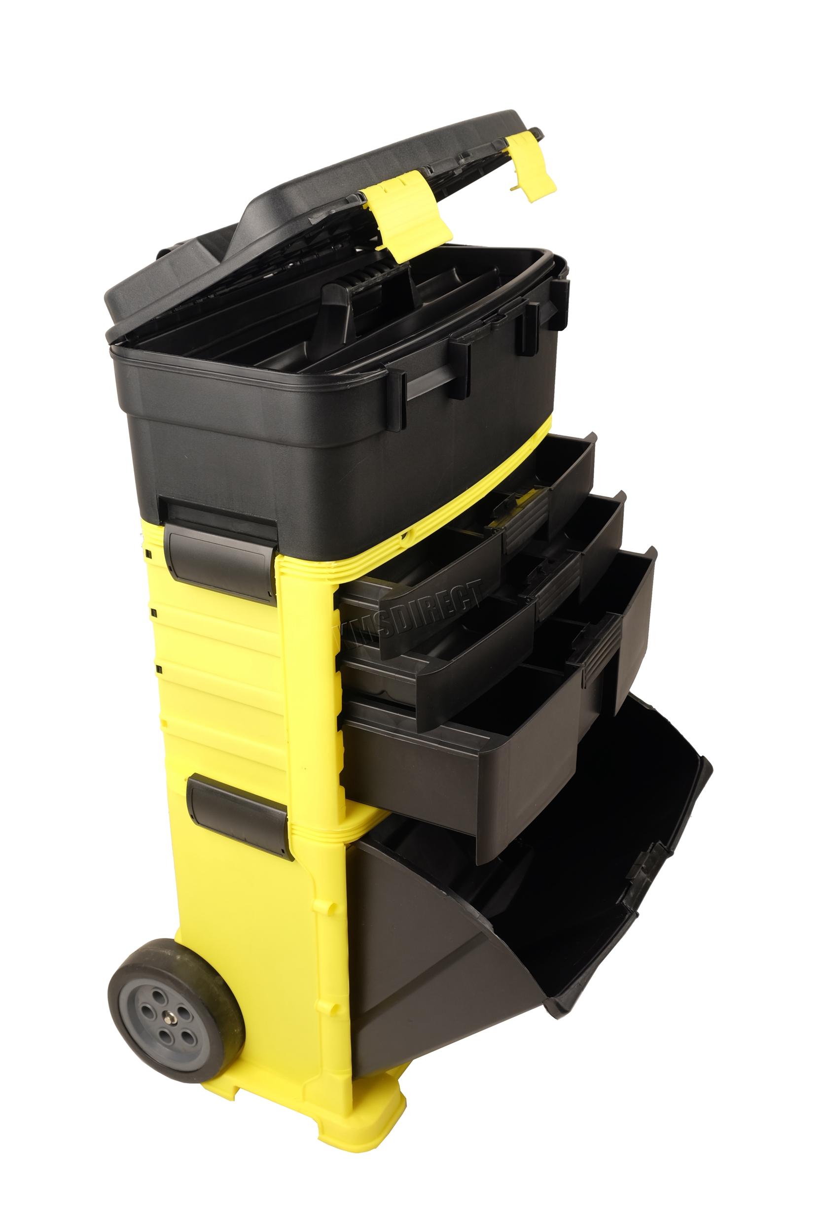 WestWood Portable Tool Box Organiser Heavy Duty Carpenter Trolley