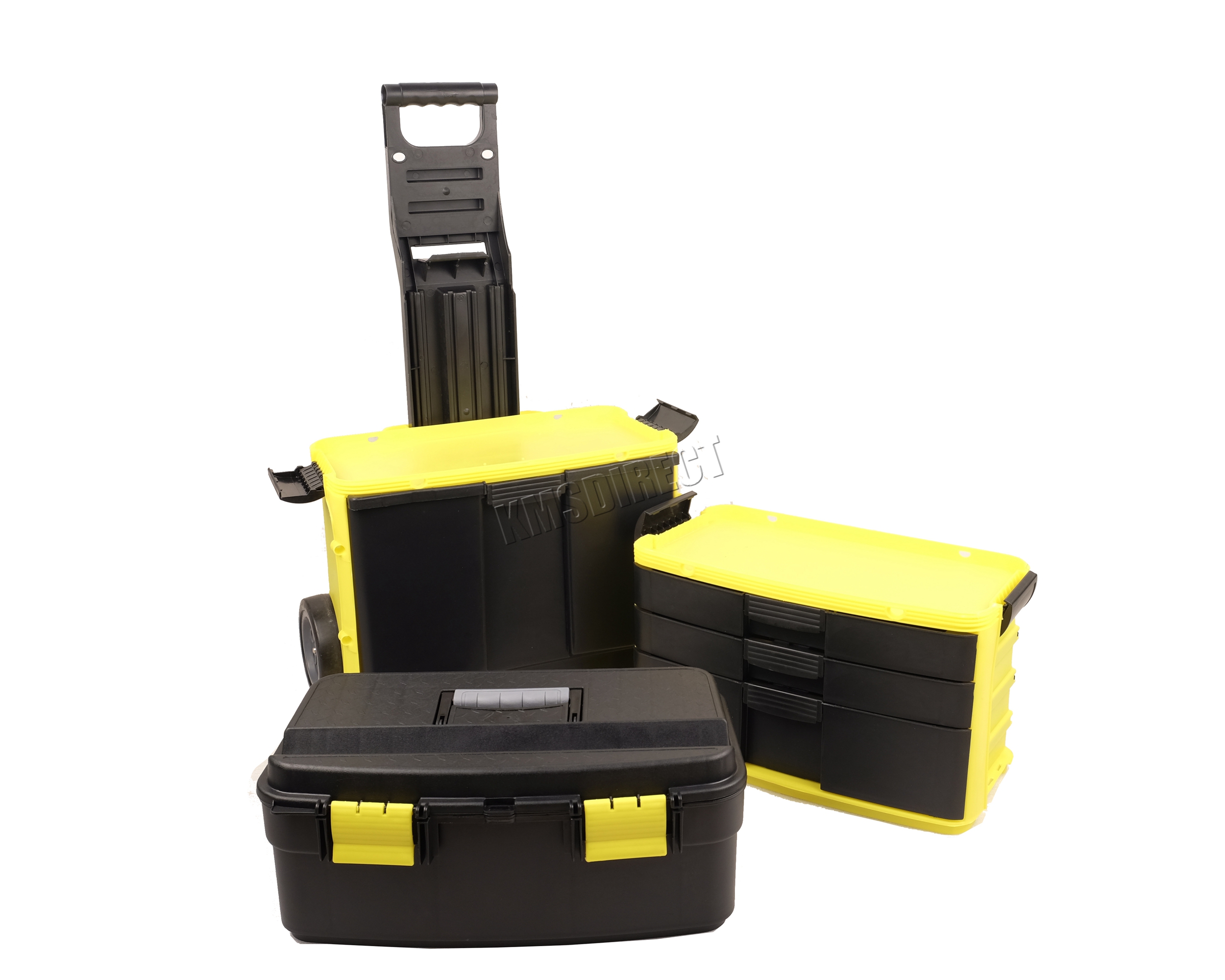 WestWood Portable Tool Box Organiser Heavy Duty Carpenter Trolley