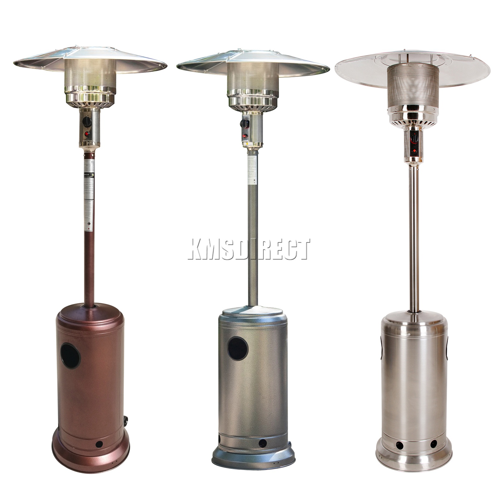 12000W Stainless Steel Outdoor Garden Fire BBQ Grill Gas Patio Heater Regulator