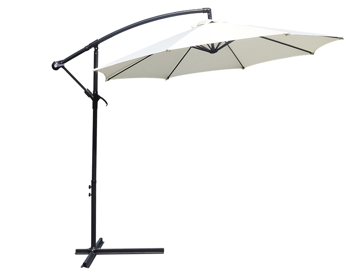WestWood 3m Outdoor Parasol Sun Shade Patio Banana Cantilever Hanging