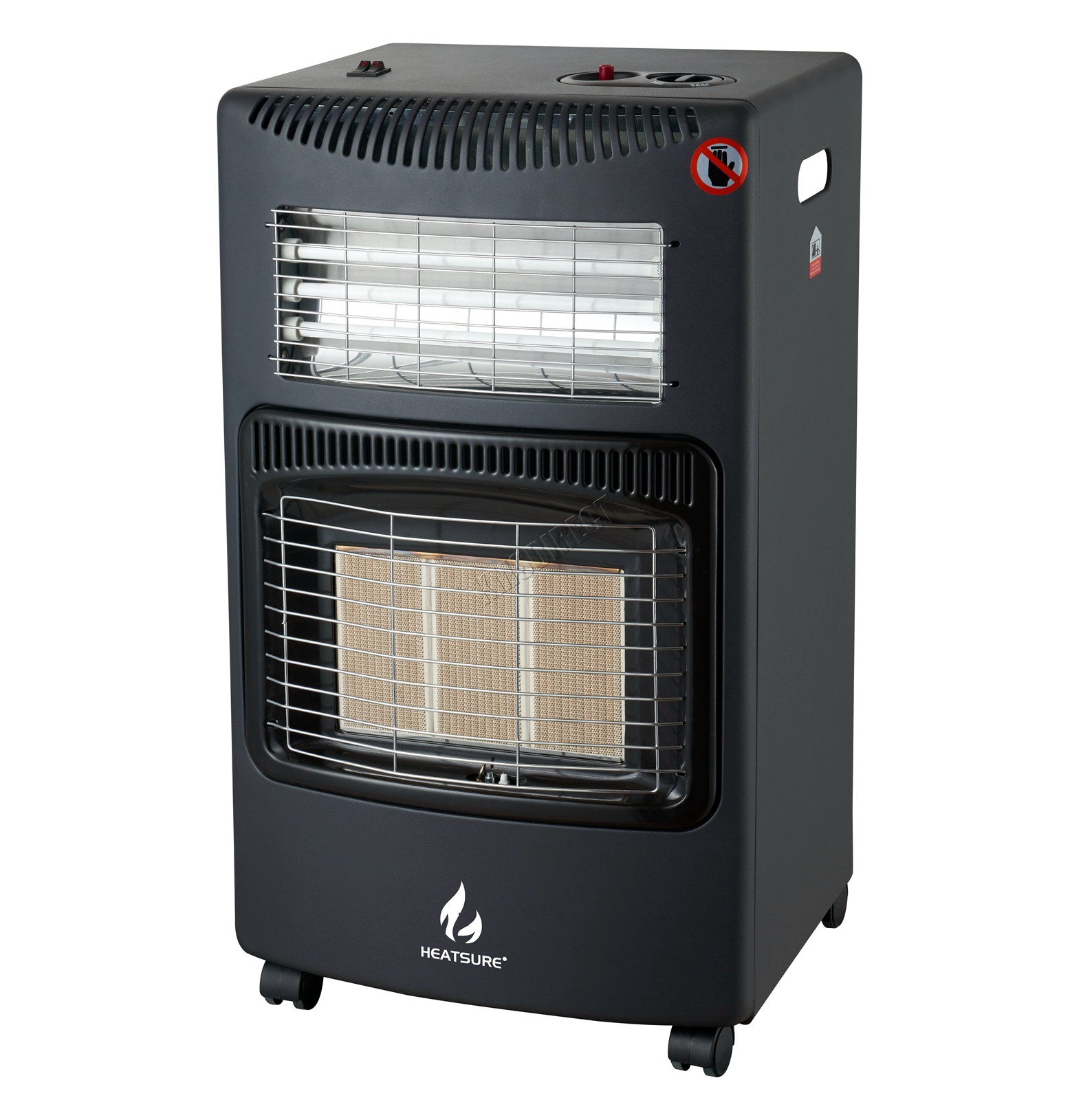 HEATSURE Portable Gas & Electric Combo Heater 4.2KW Regulator Hose