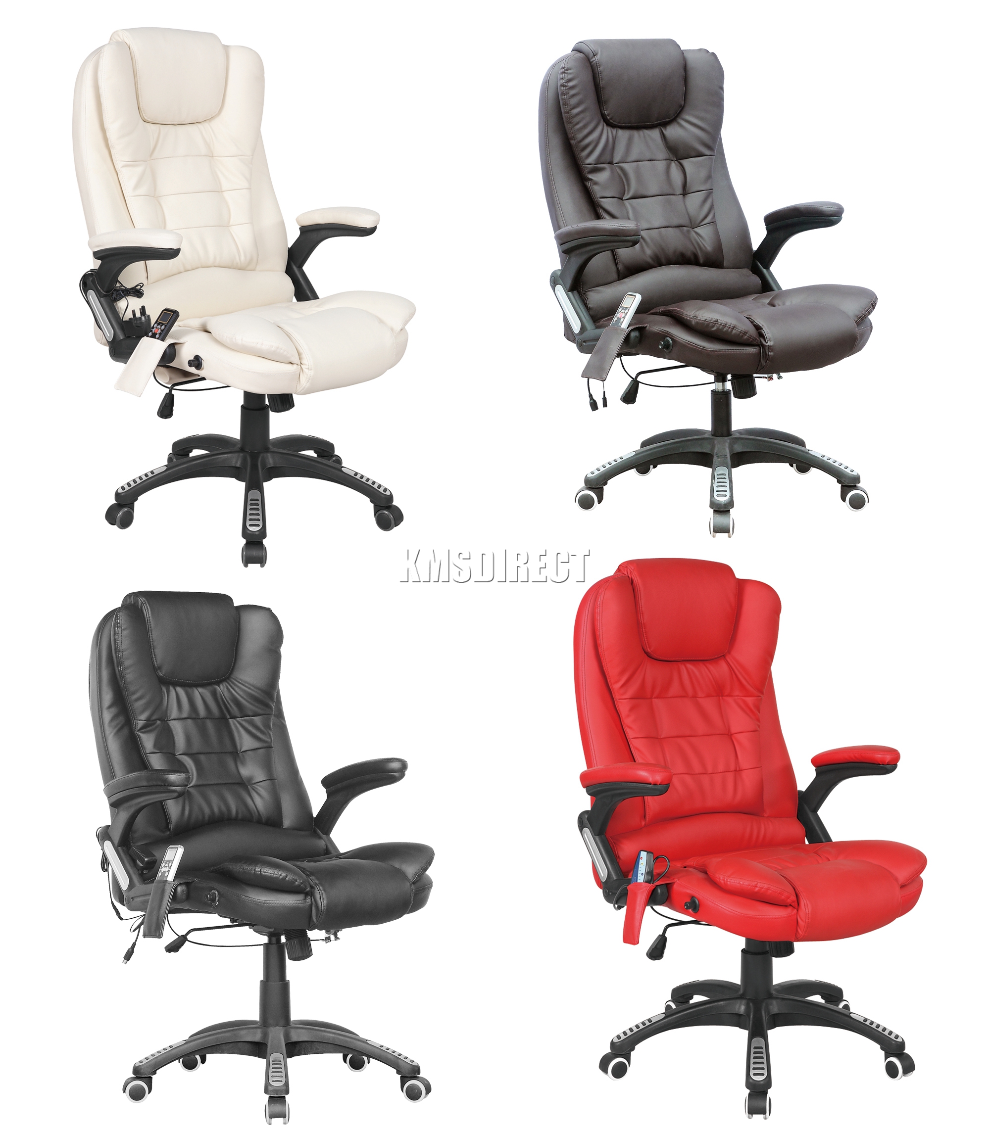 Foxhunter 8025 Leather 6 Point Mage Office Computer Chair Sentinel Foxhunter 8025 Leather 6 Point Mage Office Computer Chair Reclining Swivel