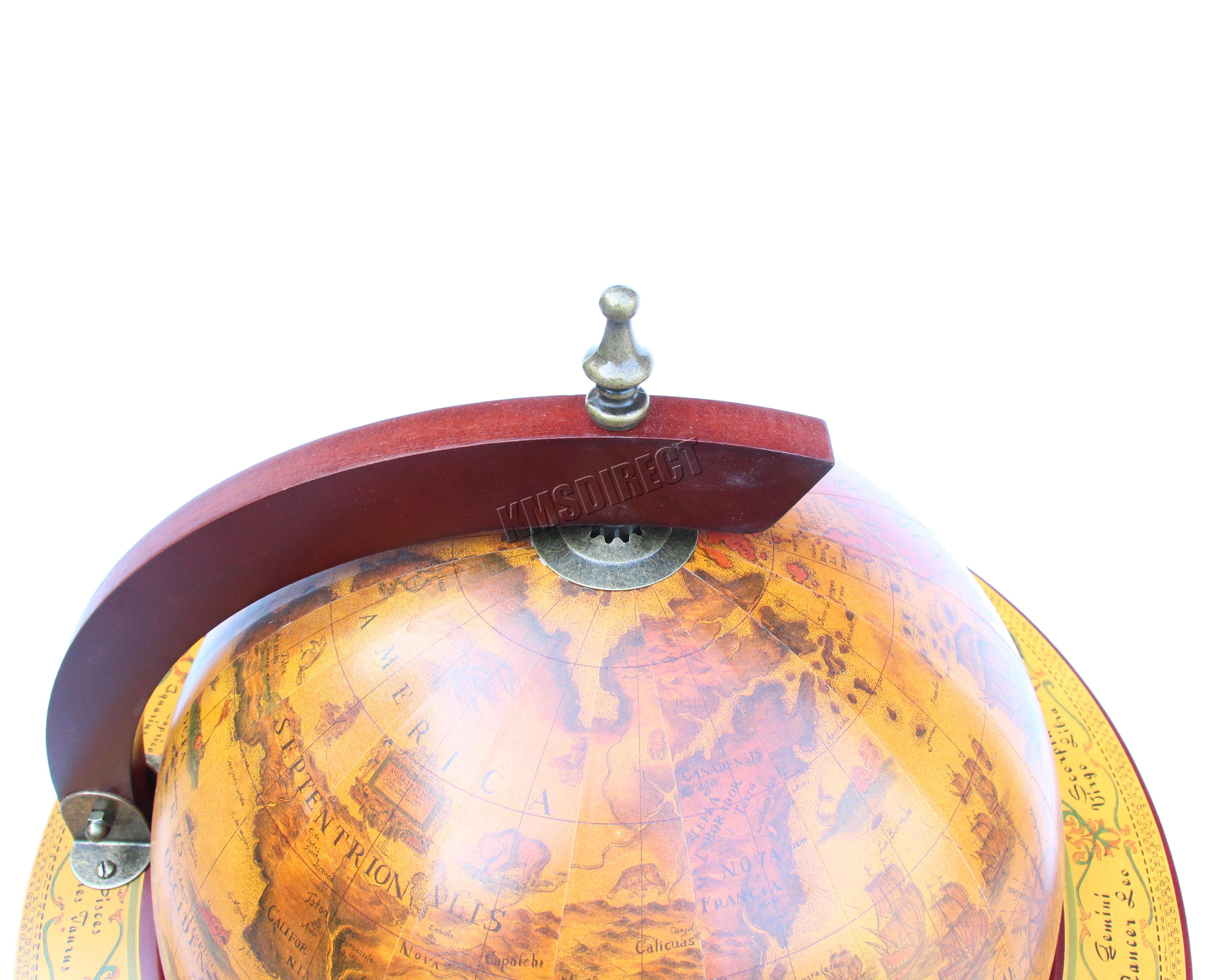 globe shaped mini bar