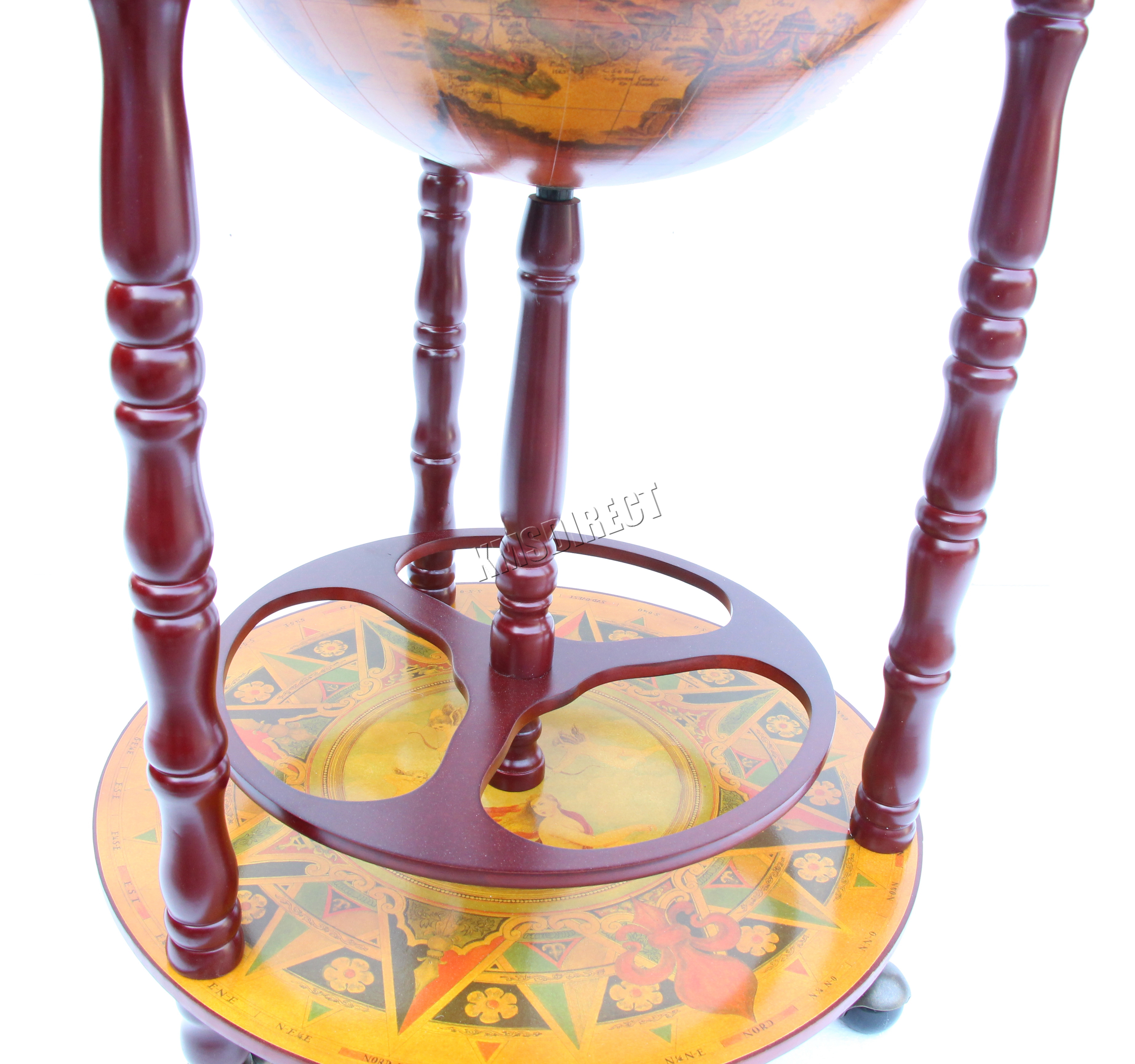 Westwood Kugel geformt Mini Bar Getränkeschrank Retro-Stil Wagen