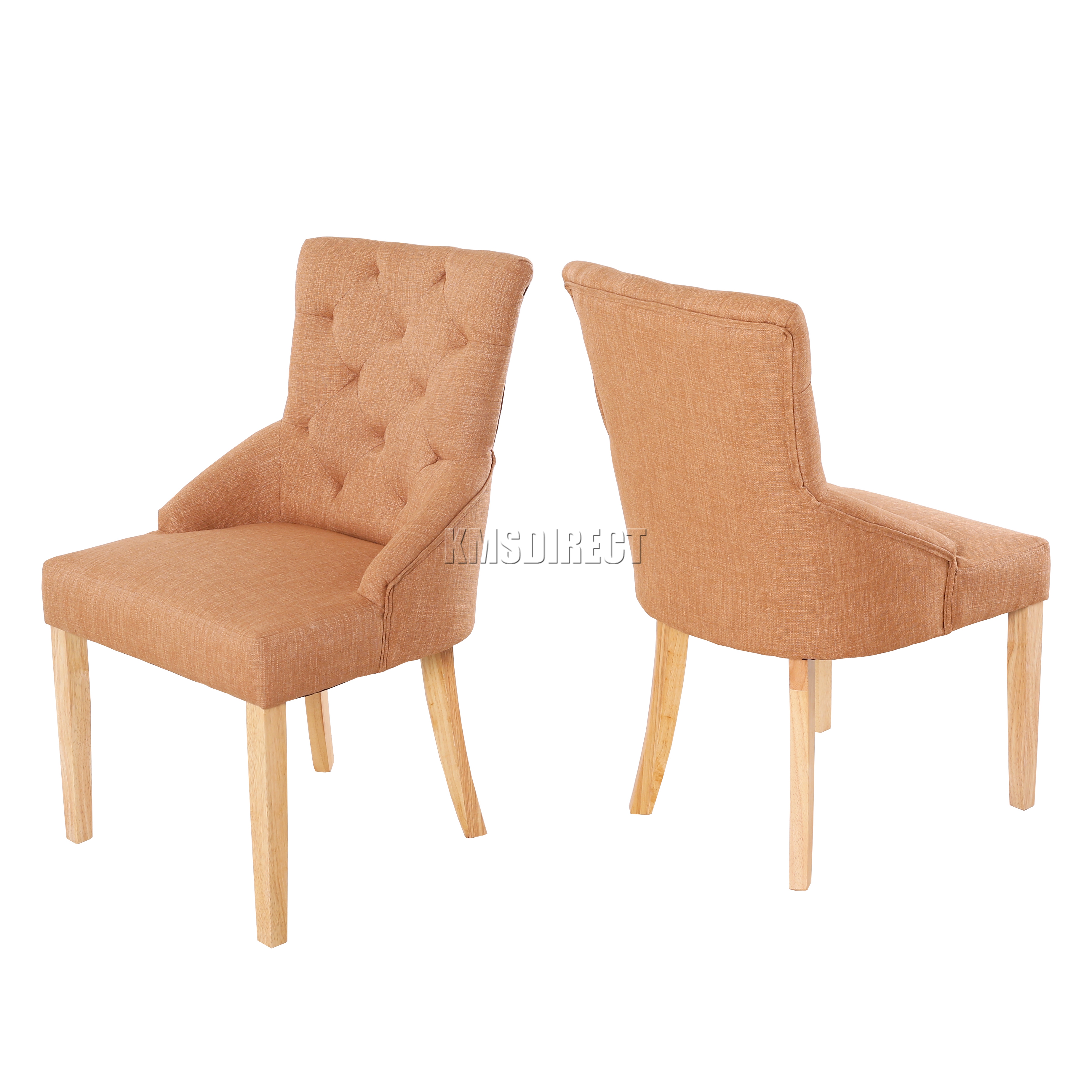 Westwood New Linen Fabric Dining Chairs Scoop Tufted Back Office Westwood New Linen Fabric Dining Chairs Scoop Tufted
