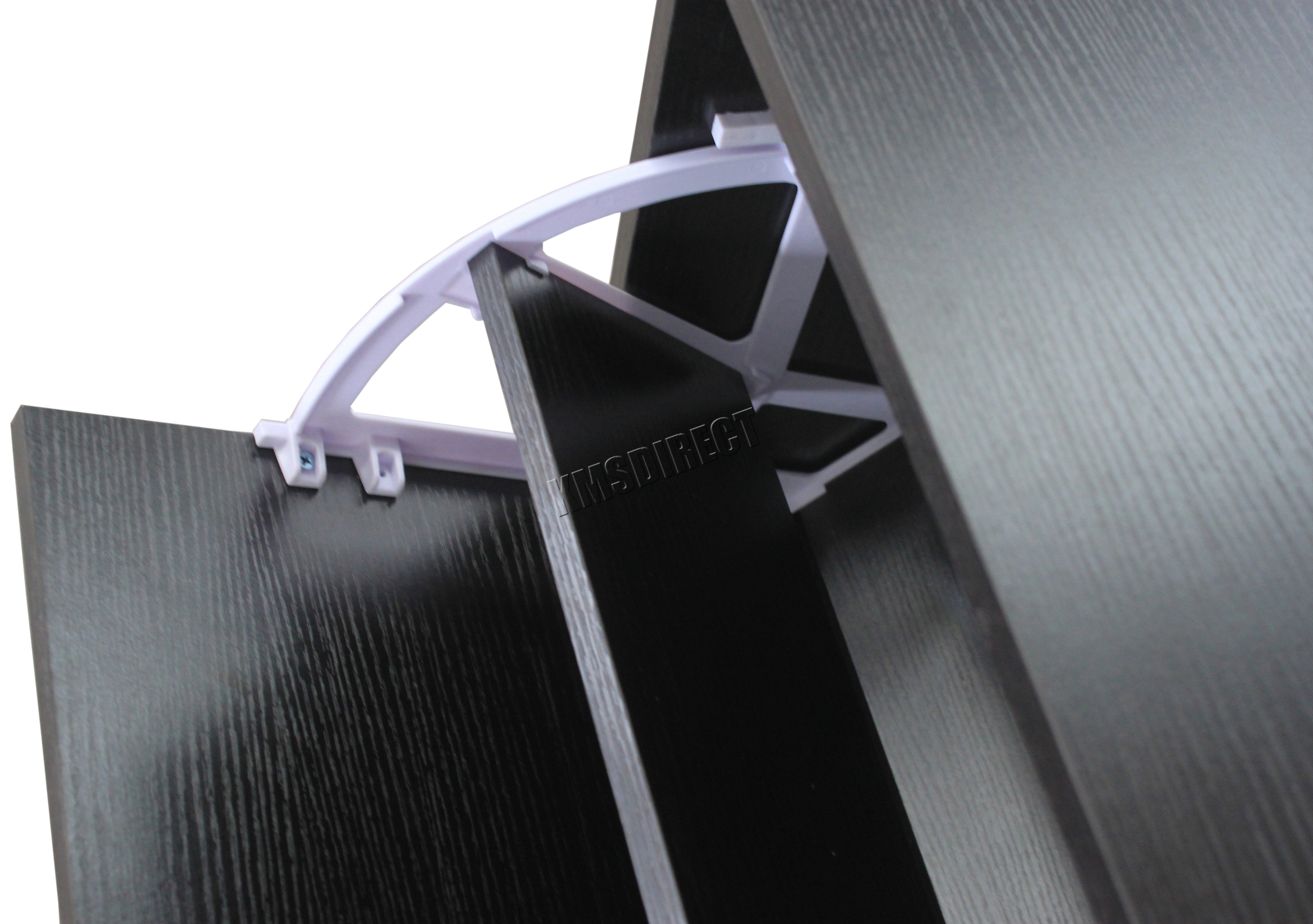 FoxHunter Wooden Shoe Storage 2 Drawer Footwear Stand Rack Unit