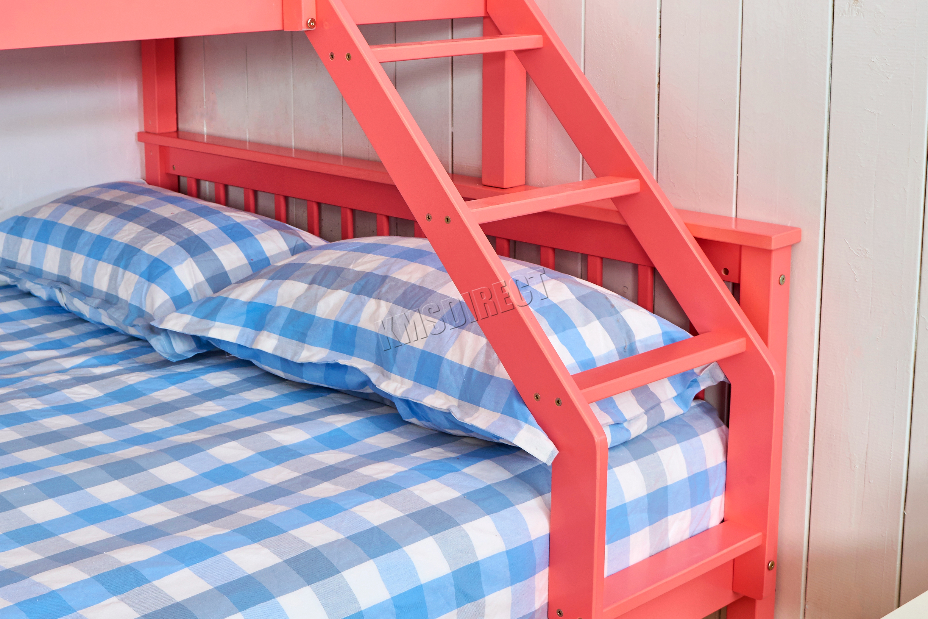 WestWood Bunk Bed Wooden Frame Children Kids Triple Sleeper No Mattress