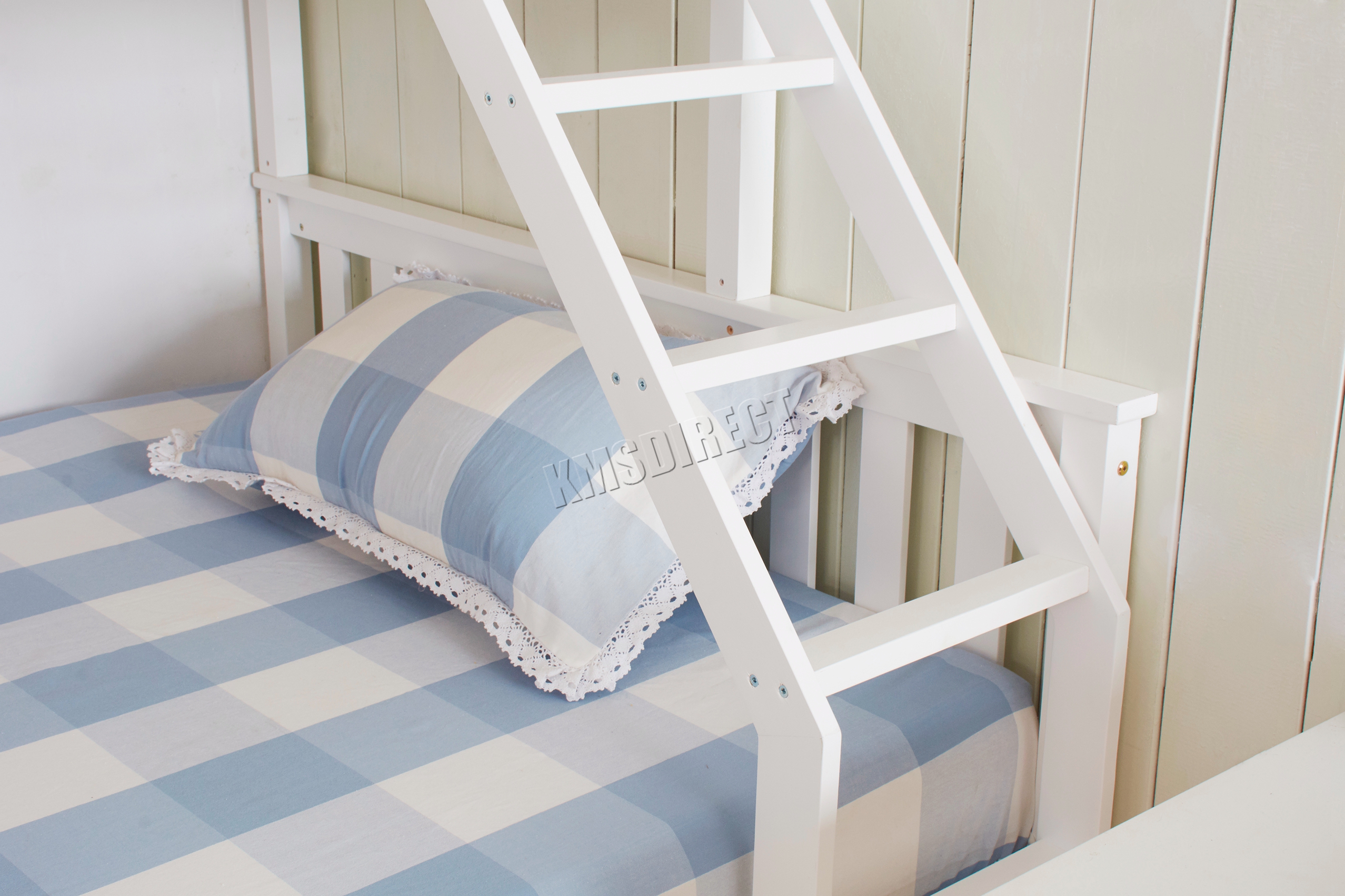 WestWood Bunk Bed Wooden Frame Children Kids Triple Sleeper No Mattress