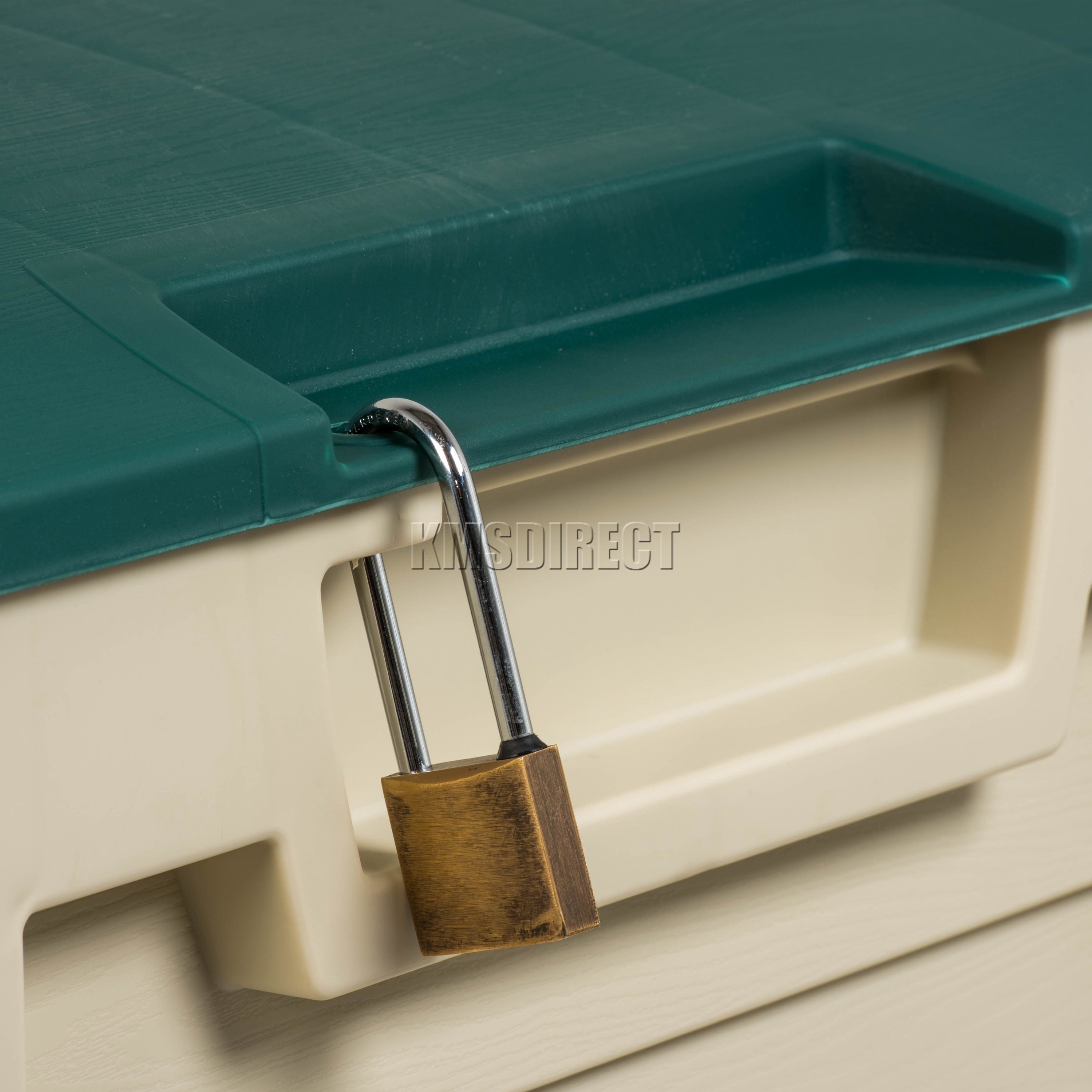 Starplast Outdoor Garden Storage Utility Chest Cushion Box Case 440L