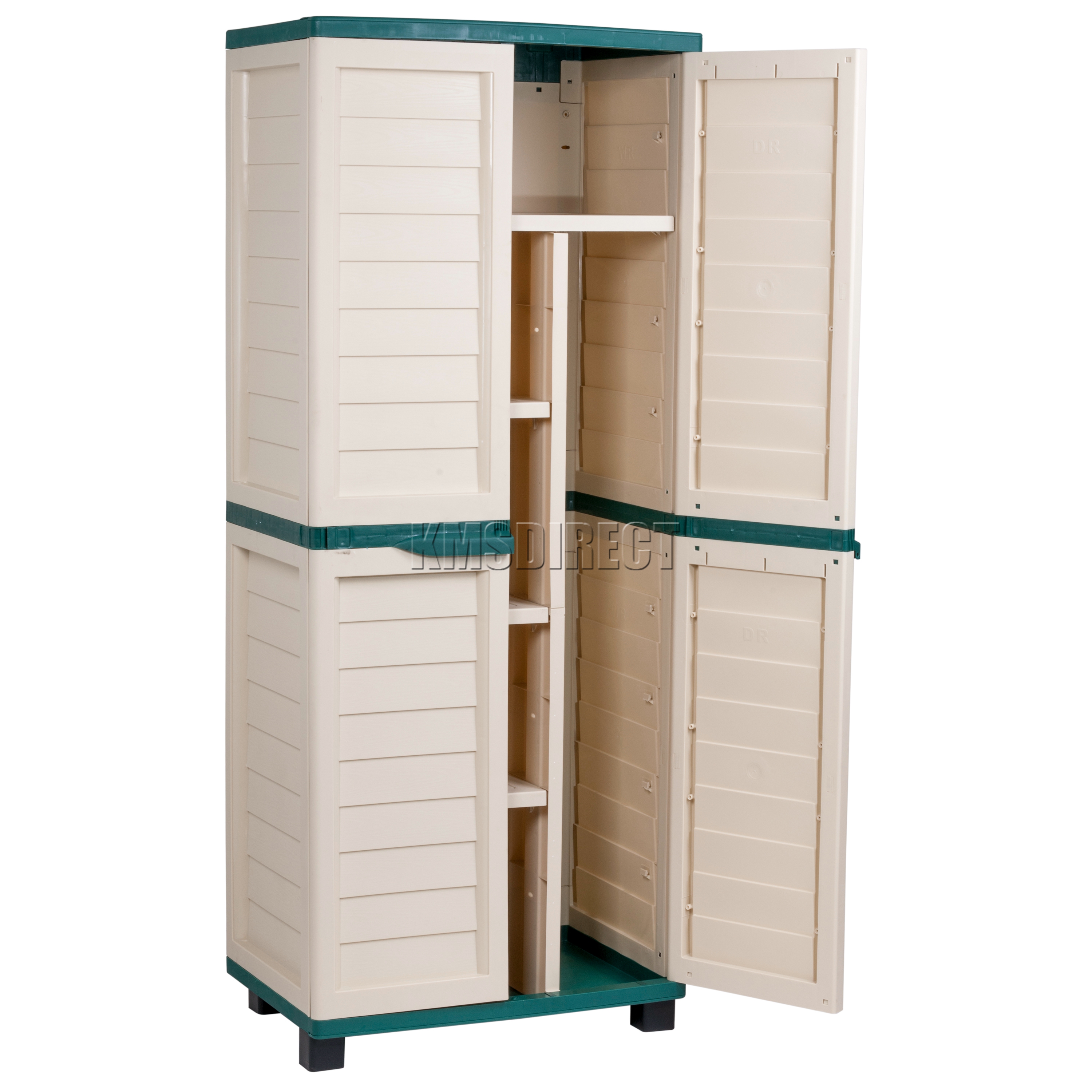 Starplast Outdoor Plastic Garden Utility Cabinet With ...