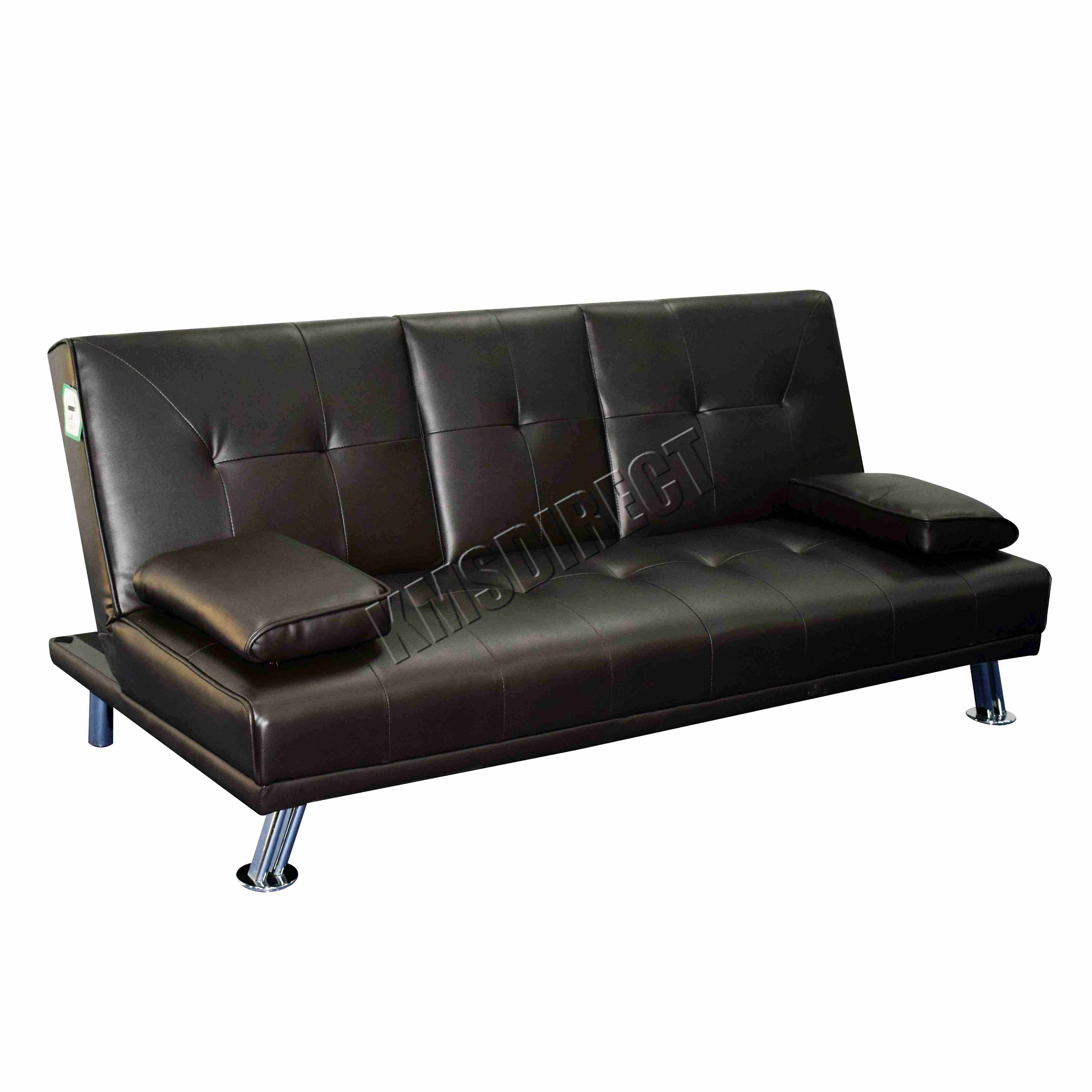 brown faux leather sofa bed Sofa Hpricot