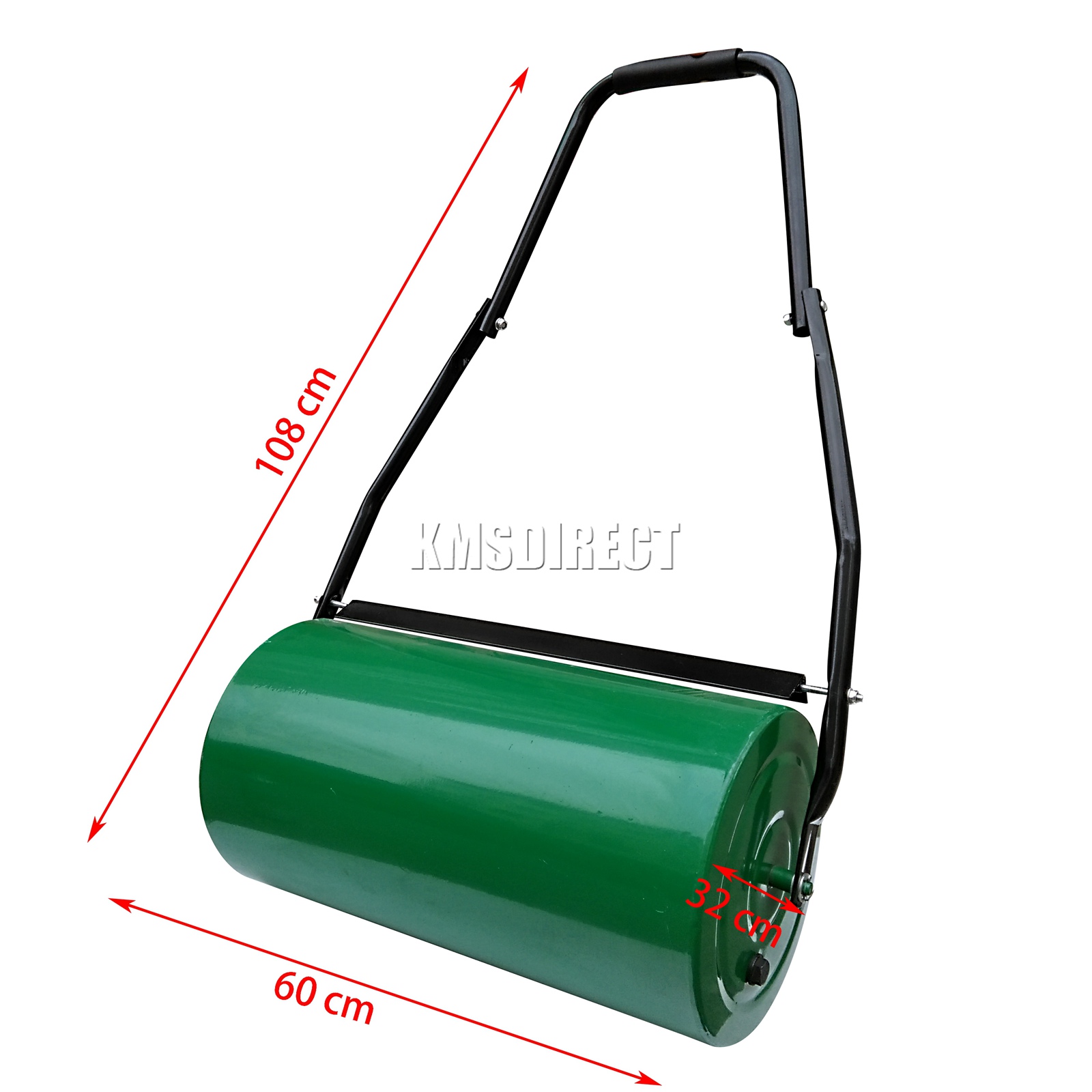 FoxHunter Heavy Duty Steel Garden Grass Lawn Roller Green Water Sand ...