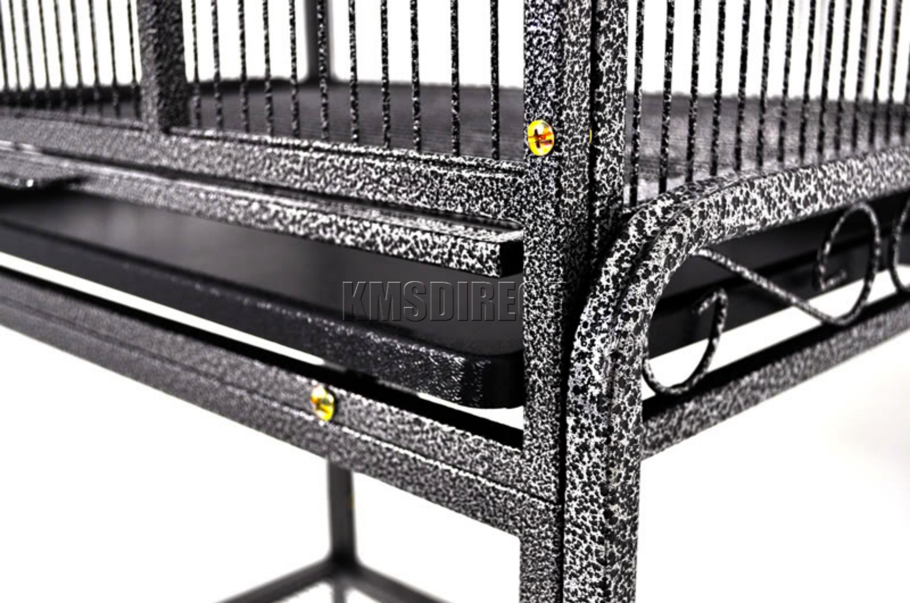 FoxHunter Large Metal Bird Cage With Stand Aviary Parrot Budgie Canary