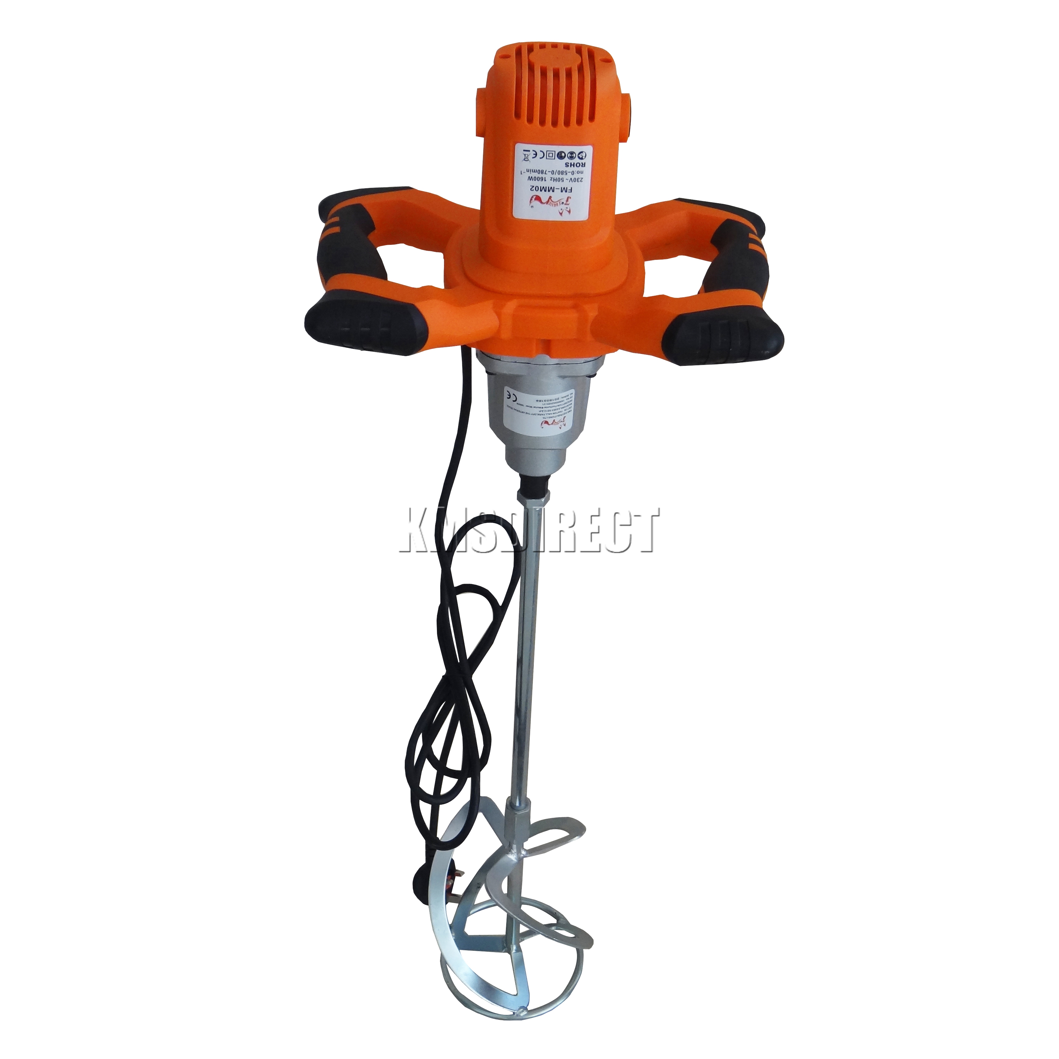 FoxHunter 1600W Electric Plastering Plaster Stirrer Single Paddle