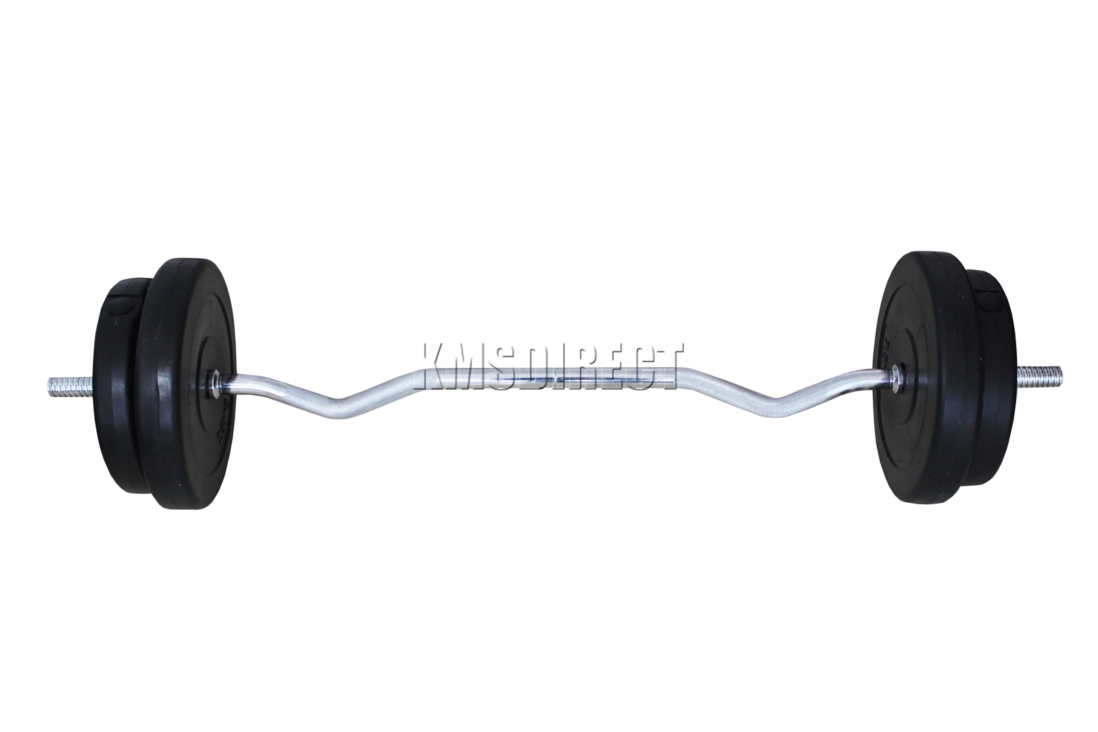Barbell Ez Bar Weight Lifting Set 30KG 60KG Home Gym Arm Workout