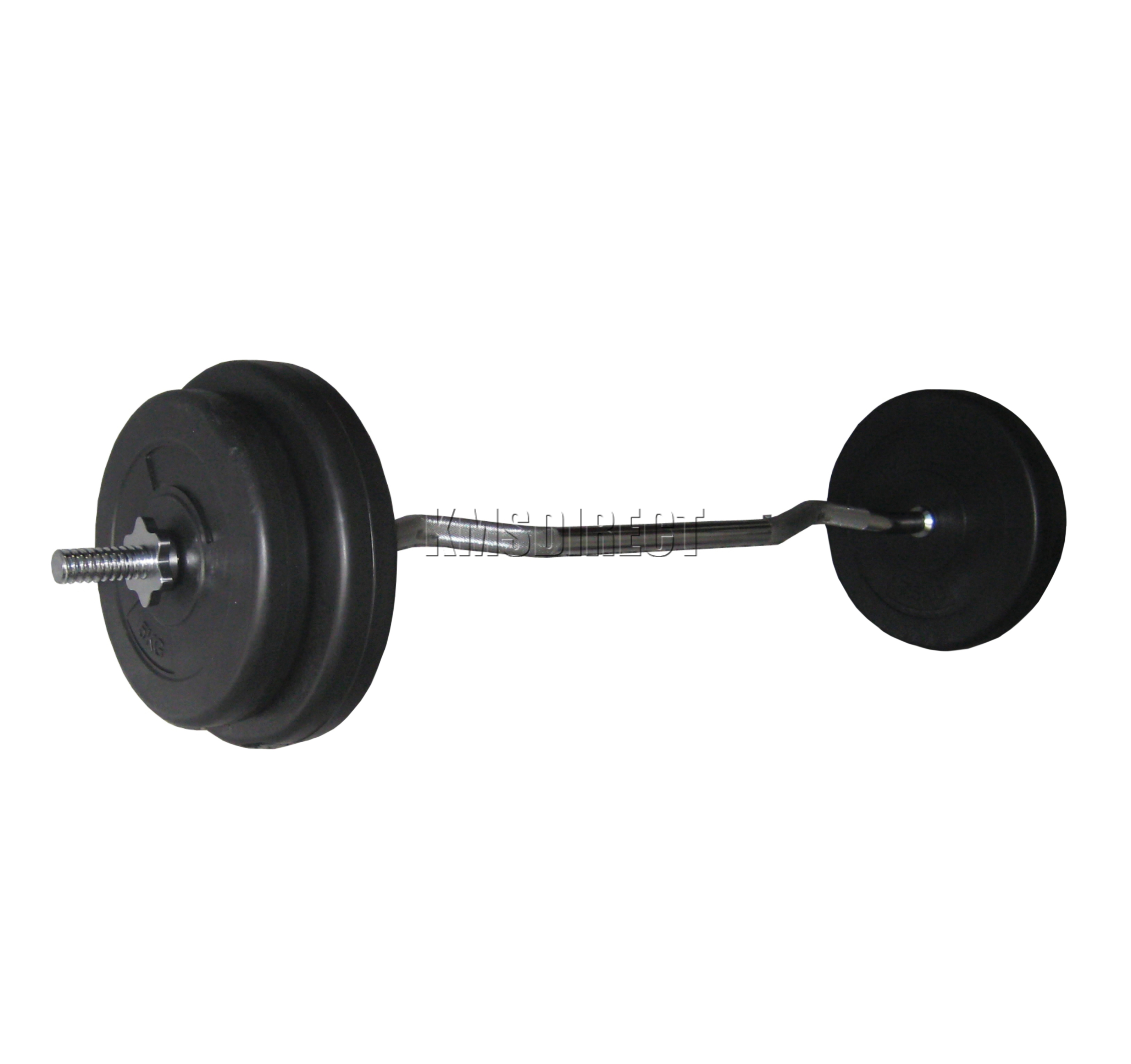 FoxHunter Curl Bar Barbell Set Weight Lifting Gym Triceps Arm Workout