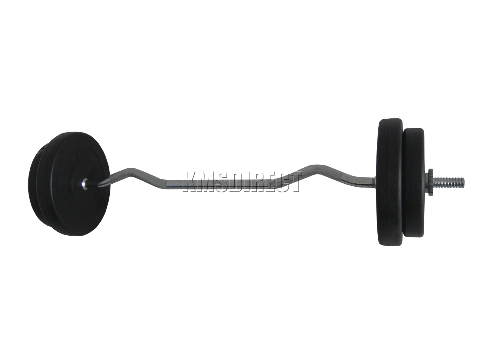 Barbell Ez Bar Weight Lifting Set 30KG 60KG Home Gym Arm Workout