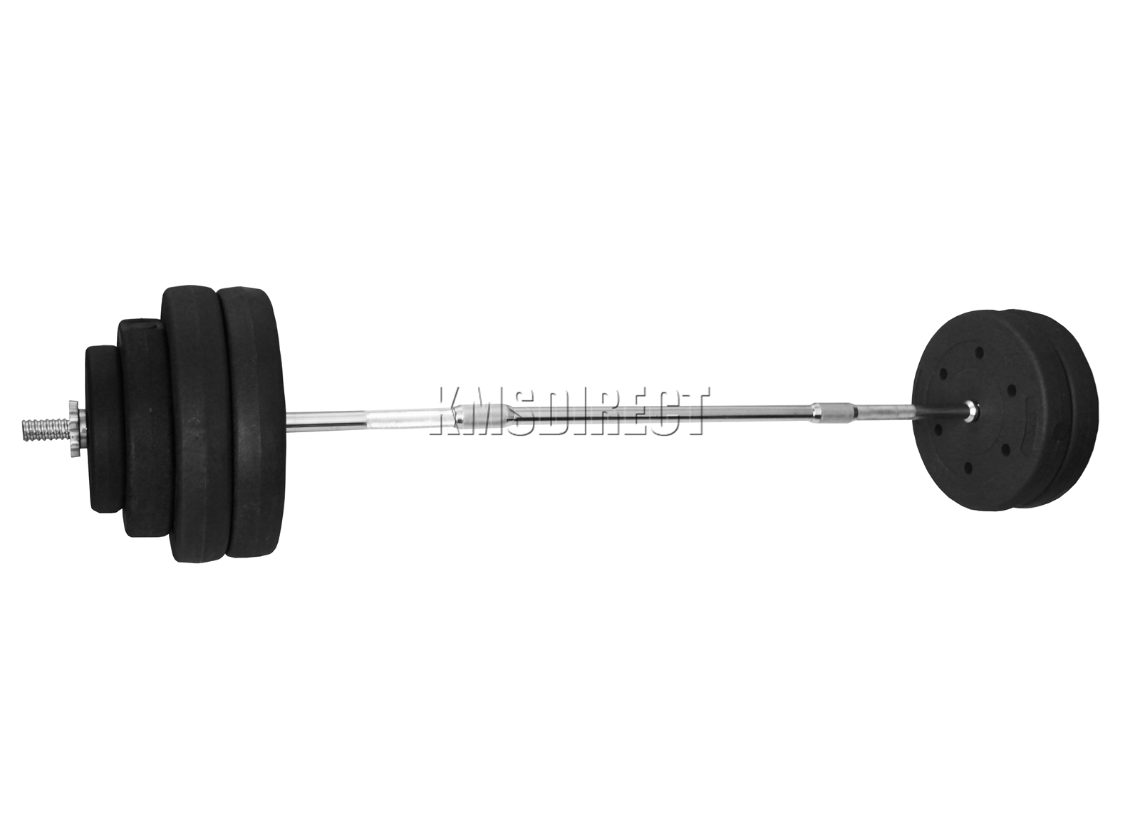 Barbell Ez Bar Weight Lifting Set 30KG 60KG Home Gym Arm Workout