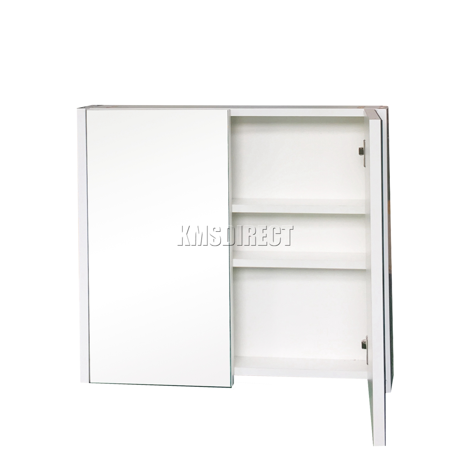 WestWood Wall Mount Mirror Bathroom Unit Storage Cupboard W