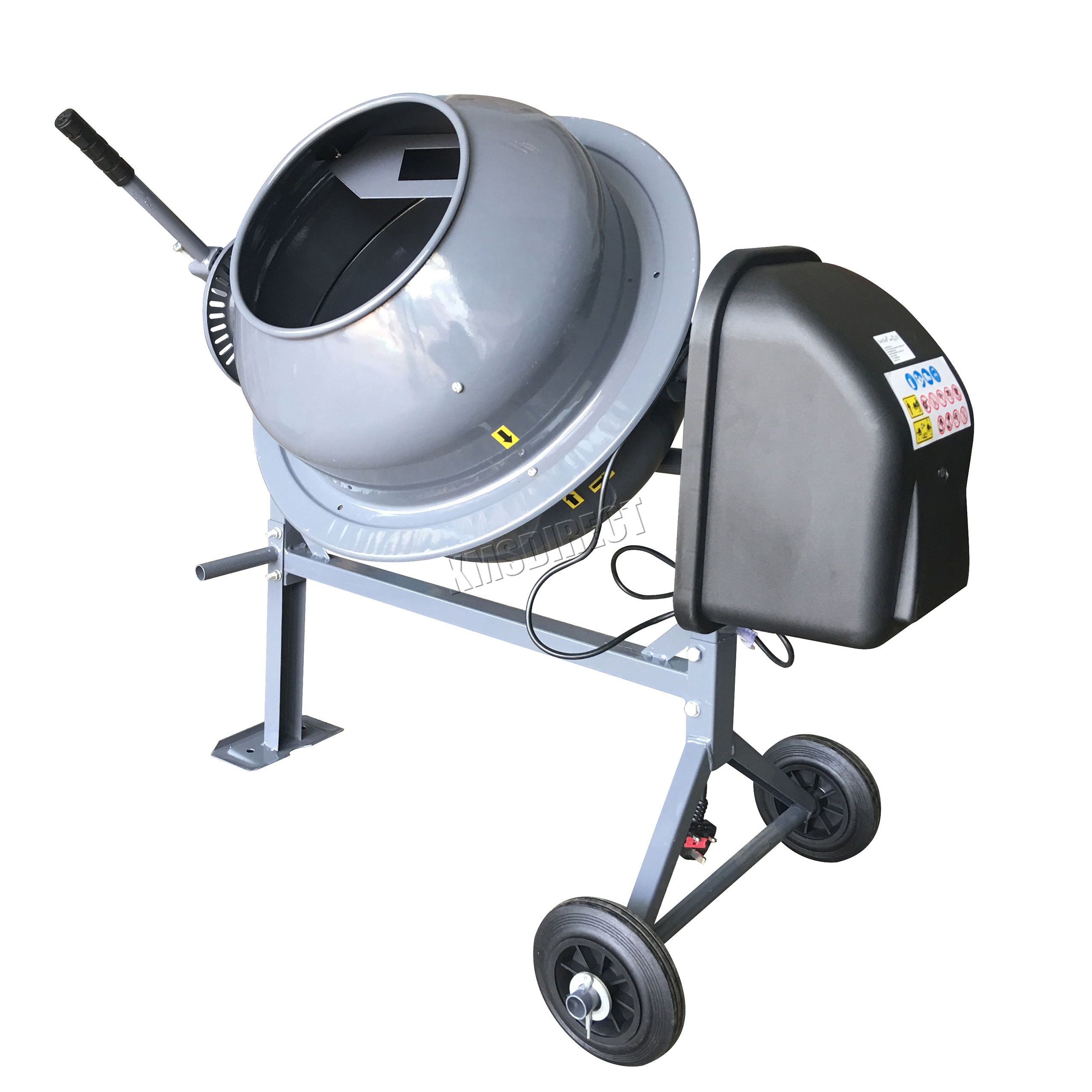 SwitZer 250W Electric Concrete Cement Mixer Mortar Plaster Machine 70L ...