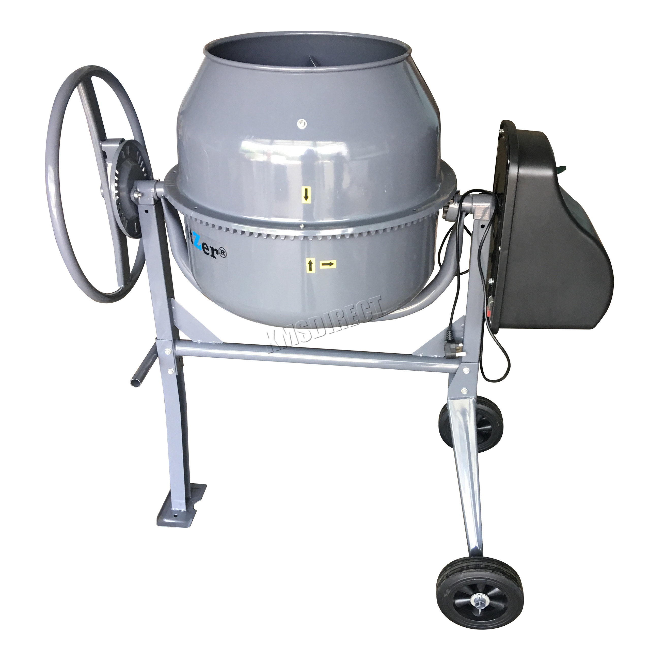 SwitZer 650W 140L Drum Portable Electric Concrete Cement Mixer Mortar