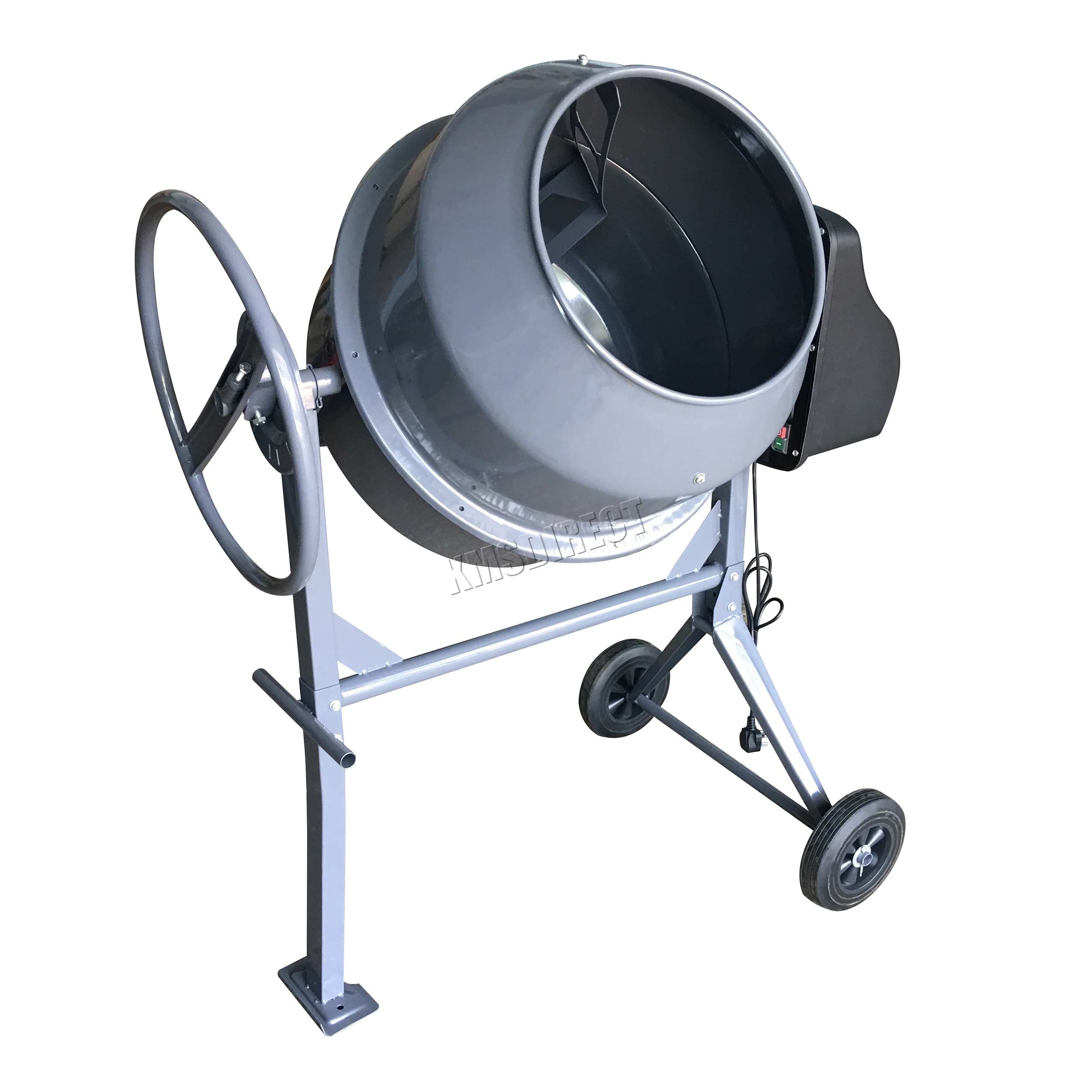 SwitZer 650W Electric Concrete Cement Mixer Mortar Plaster Machine 180L