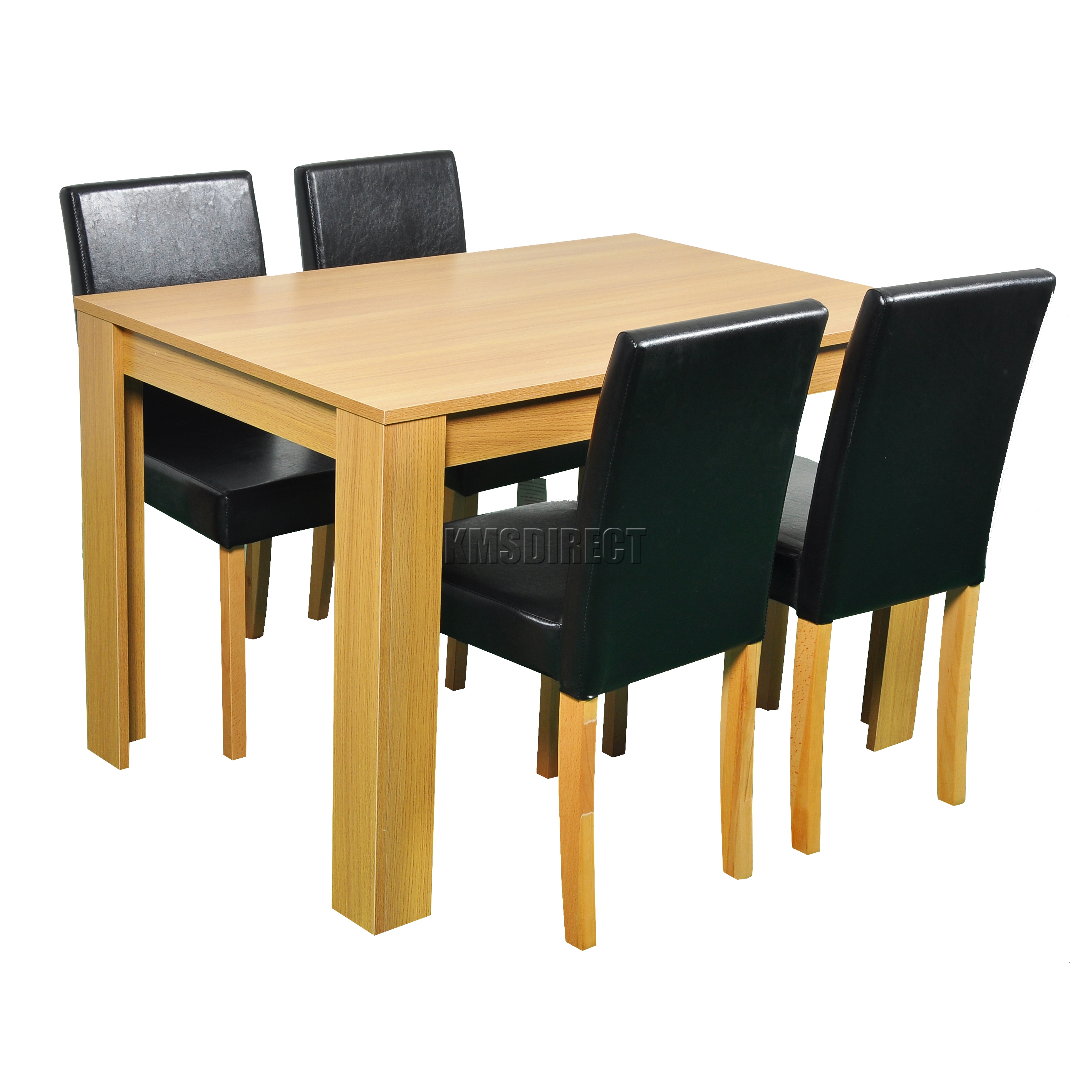 Westwood Wooden Dining Table And 4 Or 6 Pu Faux Leather Chairs Set Sentinel Westwood Wooden Dining Table And 4 Or 6 Pu Faux Leather Chairs Set Furniture