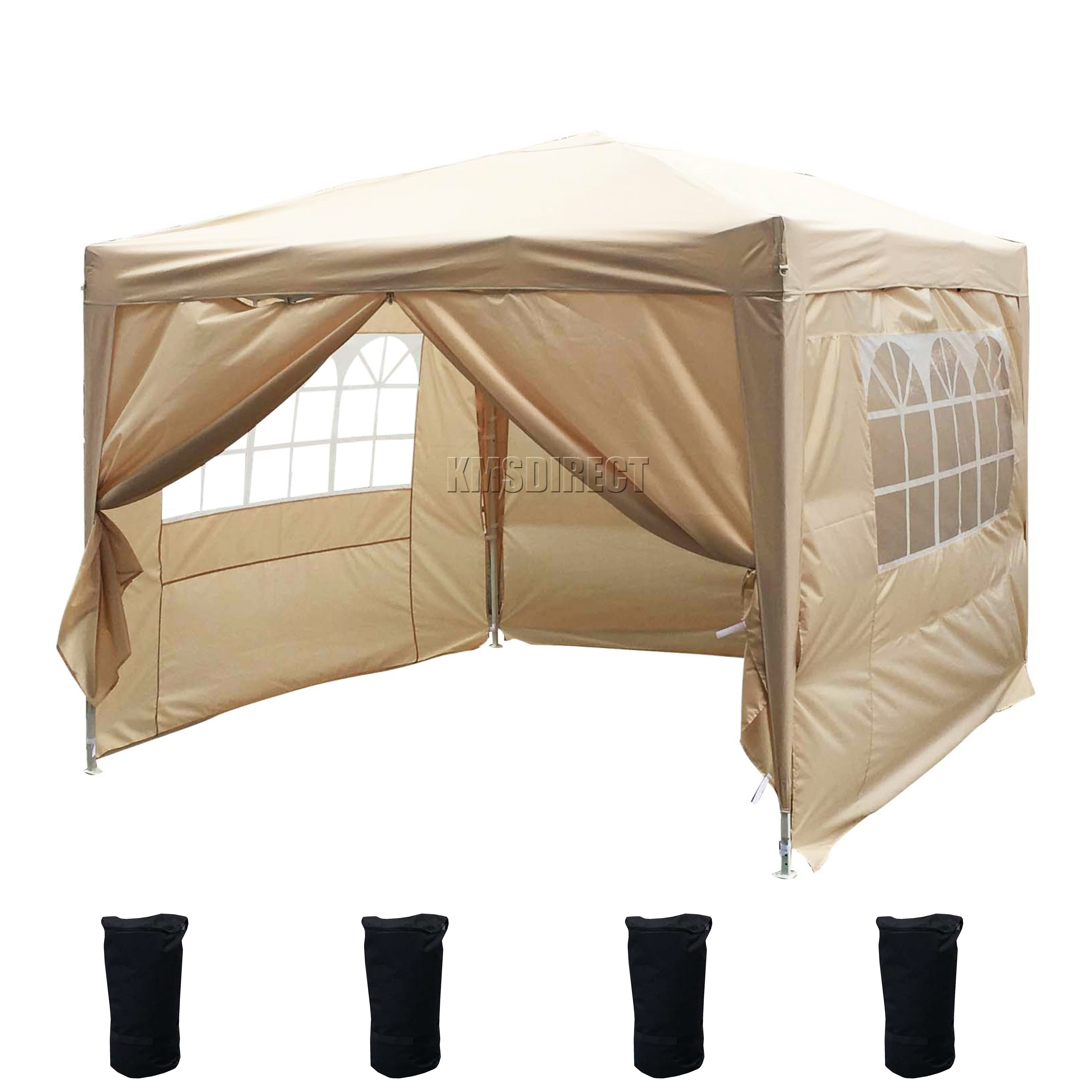 FoxHunter Waterproof 3x3m Pop Up Gazebo Marquee Garden Awning Party