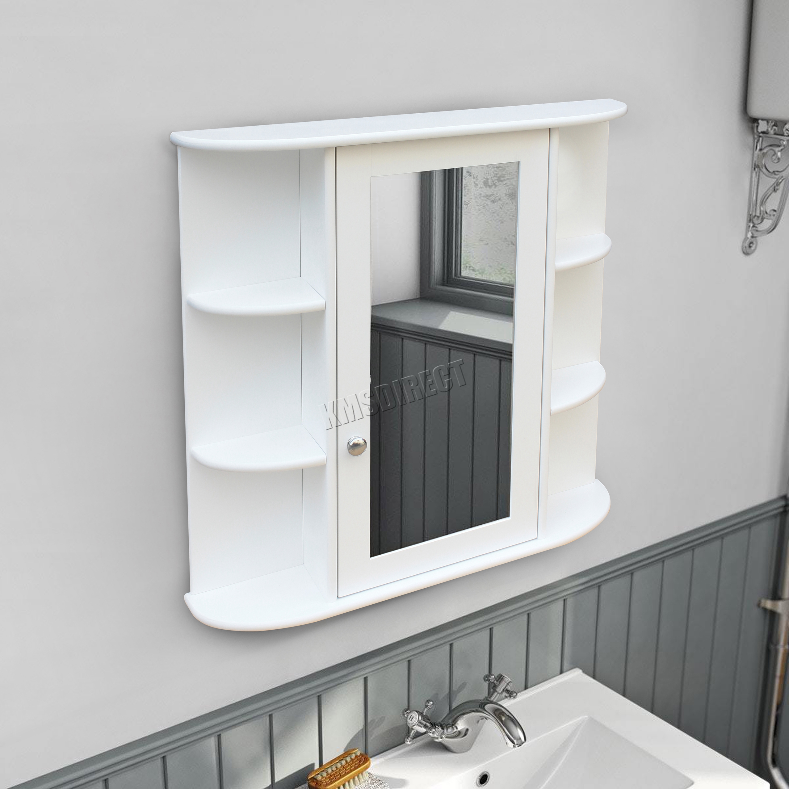 Westwood Wall Mount Mirror Bathroom Cabinet Unit Storage Cupboard Westwood Wall Mount Mirror Bathroom Cabinet Unit Storage