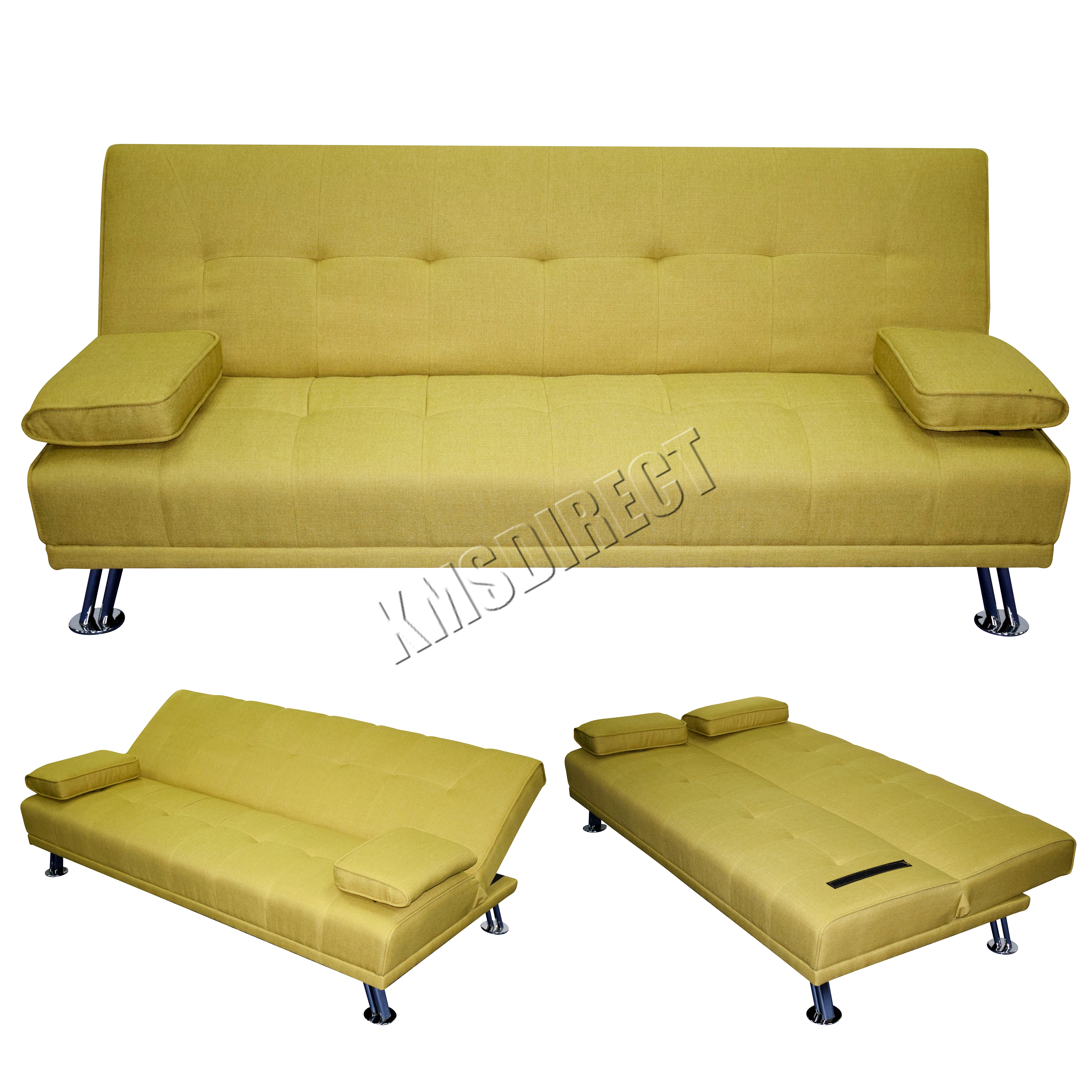 WESTWOOD FABRIC CHUNKY Sofa Bed Recliner 3 Seater Modern Luxury Design