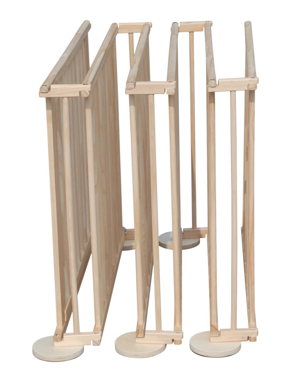 WestWood 6 Side Baby Child Wooden Foldable Playpen Play Pen Room Heavy