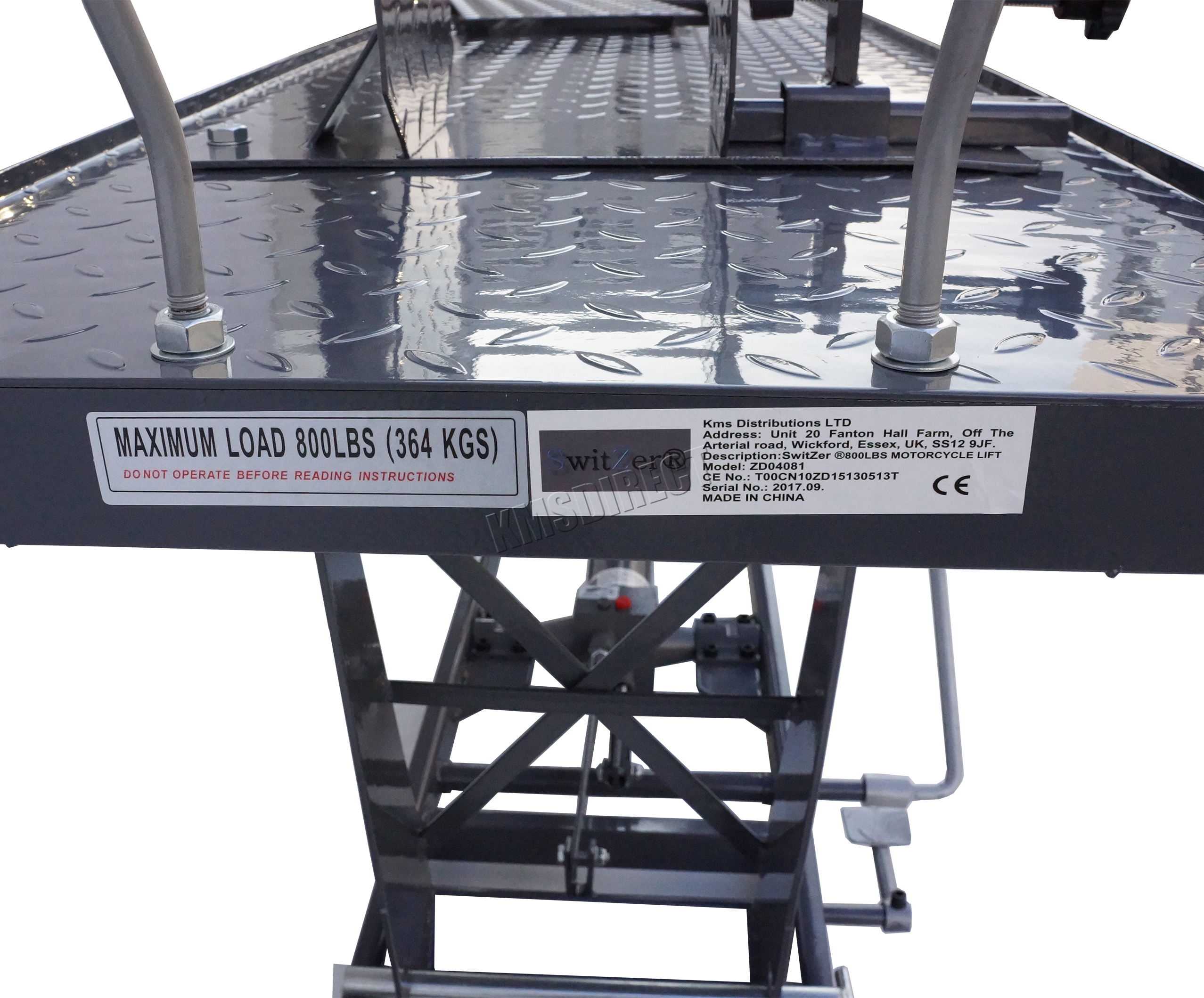 New 800lb Hydraulic Motorbike Motorcycle Bike Service Shop Lift Ramp