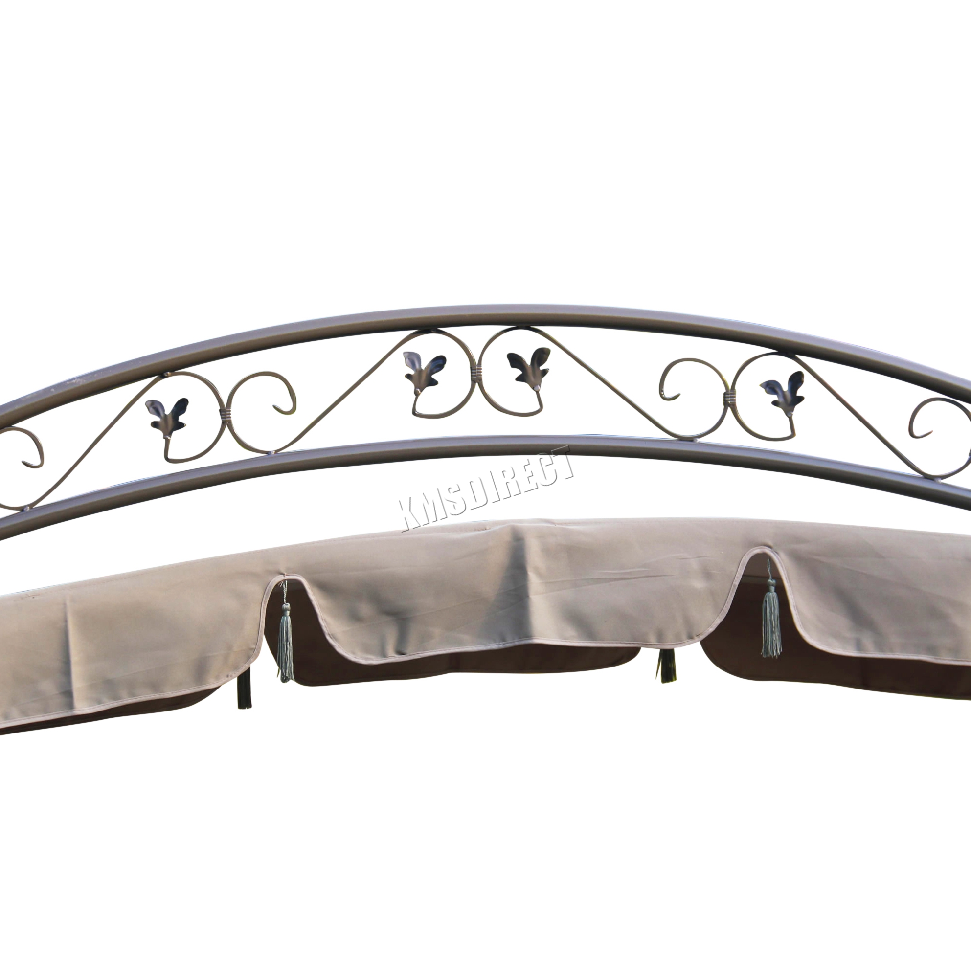 FoxHunter Garden Metal Swing Hammock 3 Seater Chair Bench Patio Outdoor FHSC03 eBay