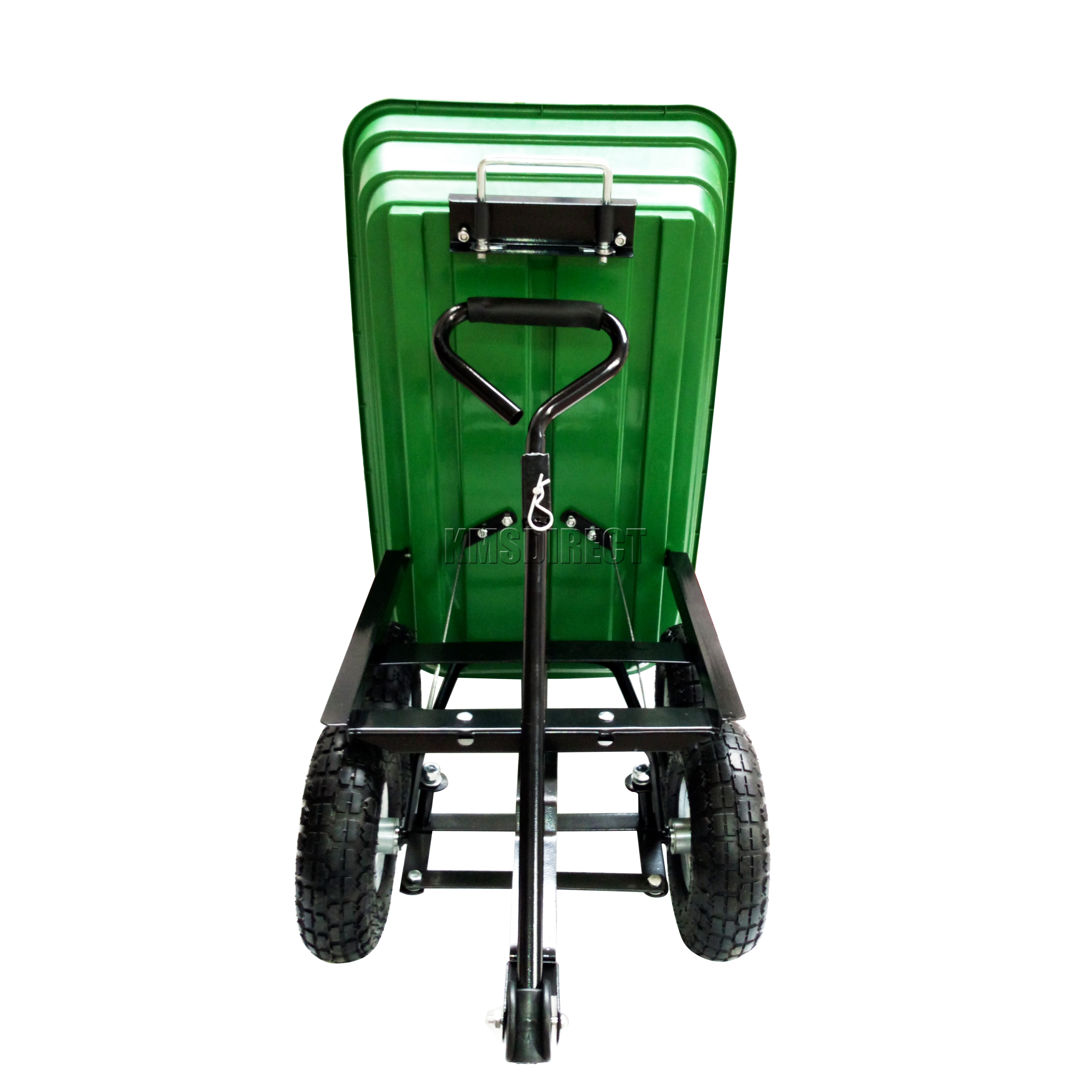 FoxHunter Garden Dump Truck Tipping Trailer Trolley Cart Wheelbarrow