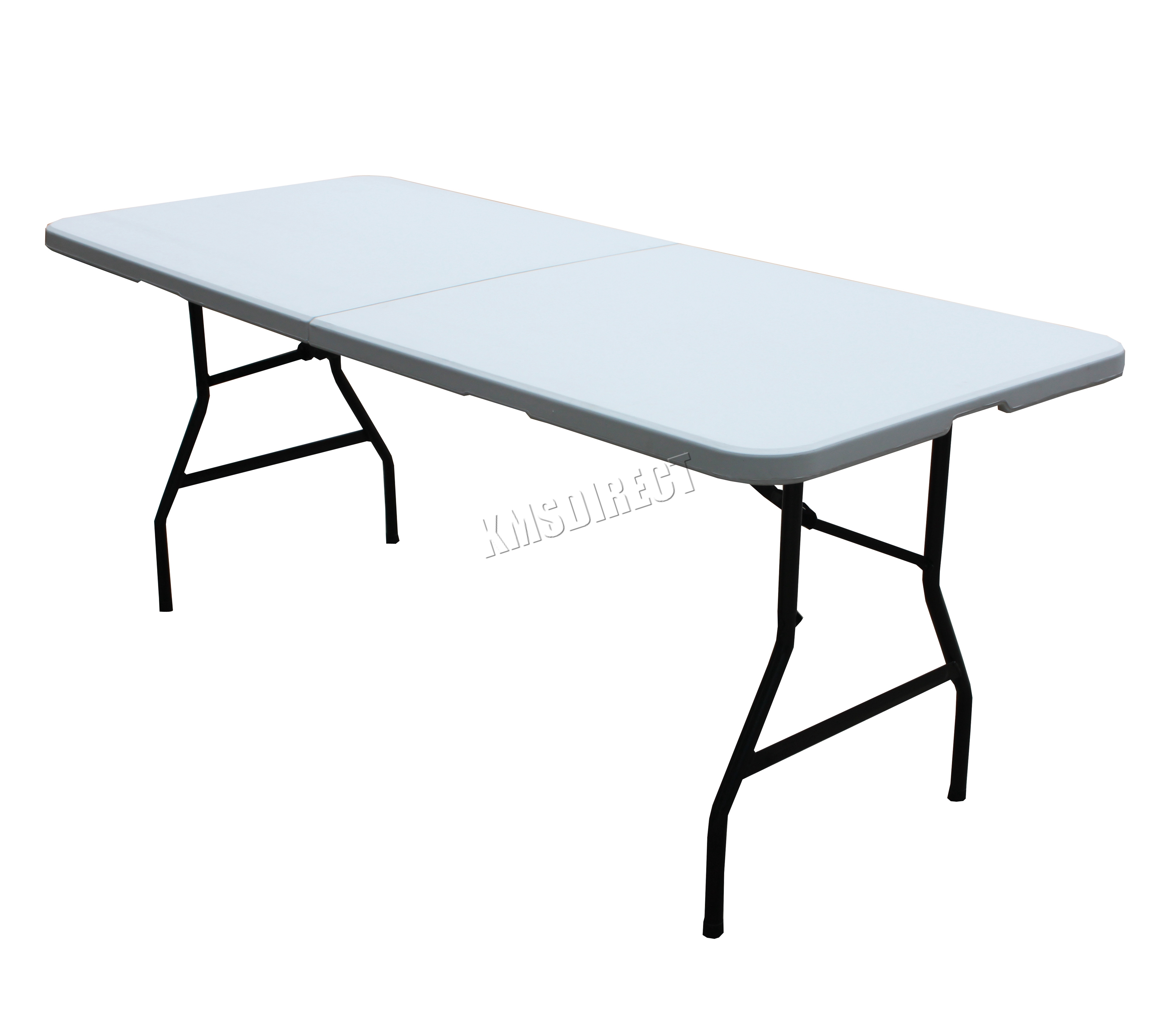 WestWood Heavy Duty Folding Table Portable Plastic Camping Garden Party Trestle eBay